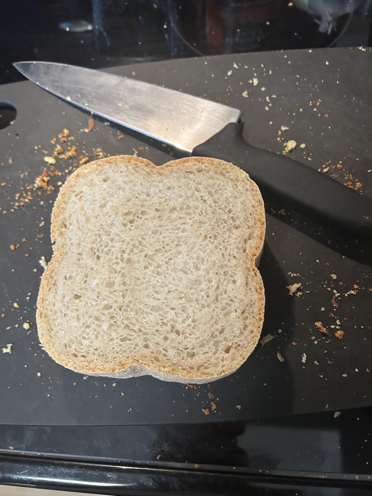 Cuisinart Bread Maker Machine, Stainless Steel Convection Bread Machine with 16 Menu Options, 3 Loaf Sizes Up to 2 Lb., 3 Crust Colors, Includes Measuring Cup, Spoon & Kneading Hook, CBK-210 - Customer Photo 3