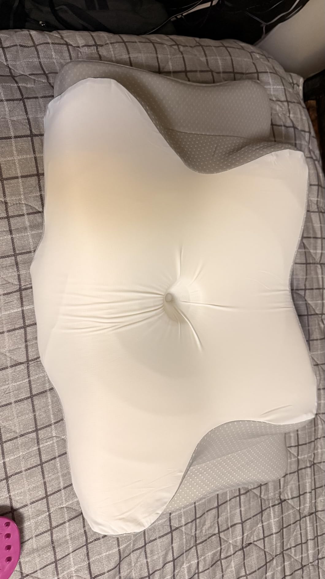 Ultra Pain Relief Cooling Pillow for Neck Support, Adjustable Cervical Pillow Cozy Sleeping, Odorless Ergonomic Contour Memory Foam Pillows, Orthopedic Bed Pillow for Side Back Stomach Sleeper - Customer Photo 1