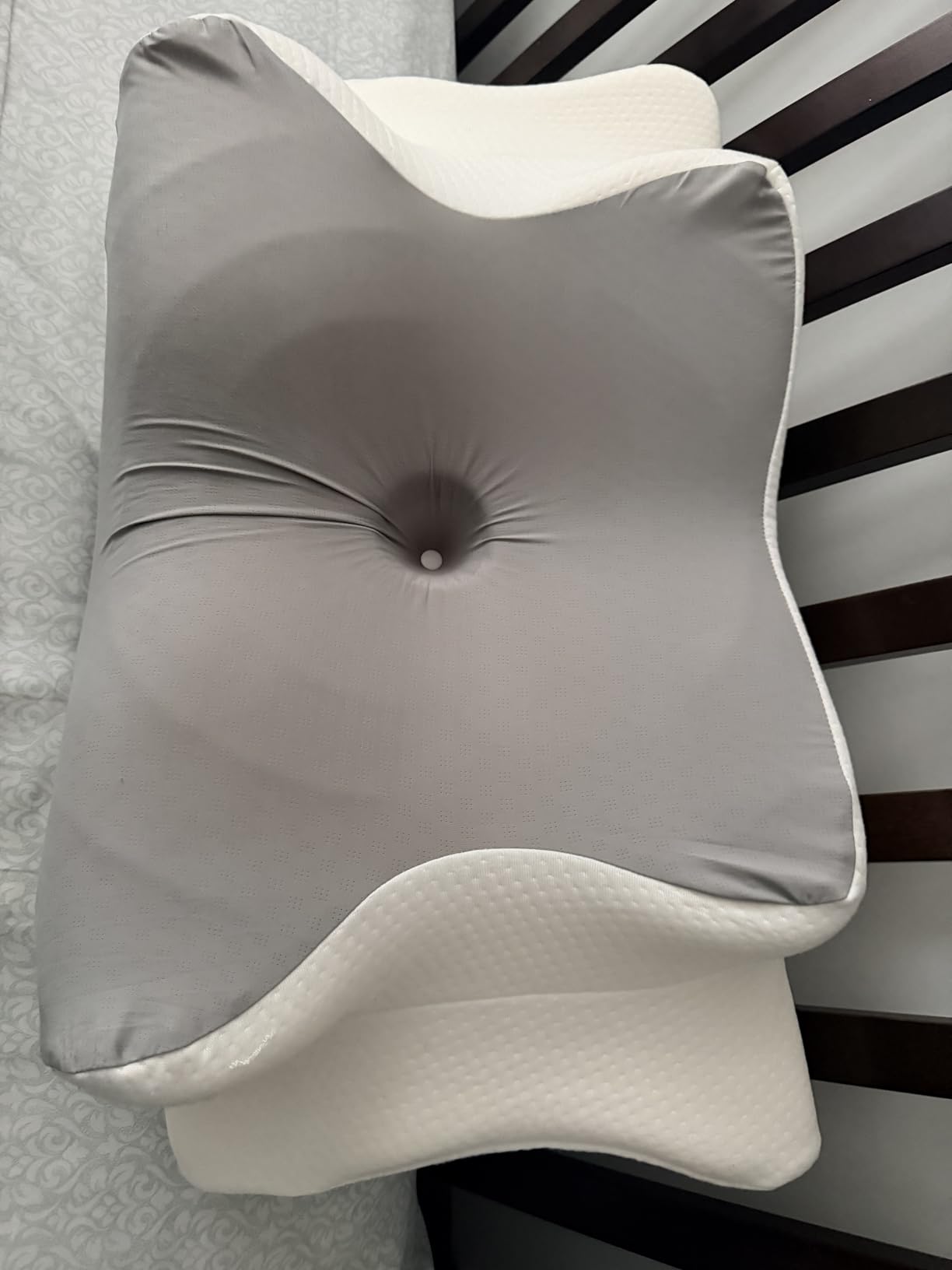 Ultra Pain Relief Cooling Pillow for Neck Support, Adjustable Cervical Pillow Cozy Sleeping, Odorless Ergonomic Contour Memory Foam Pillows, Orthopedic Bed Pillow for Side Back Stomach Sleeper - Customer Photo 2