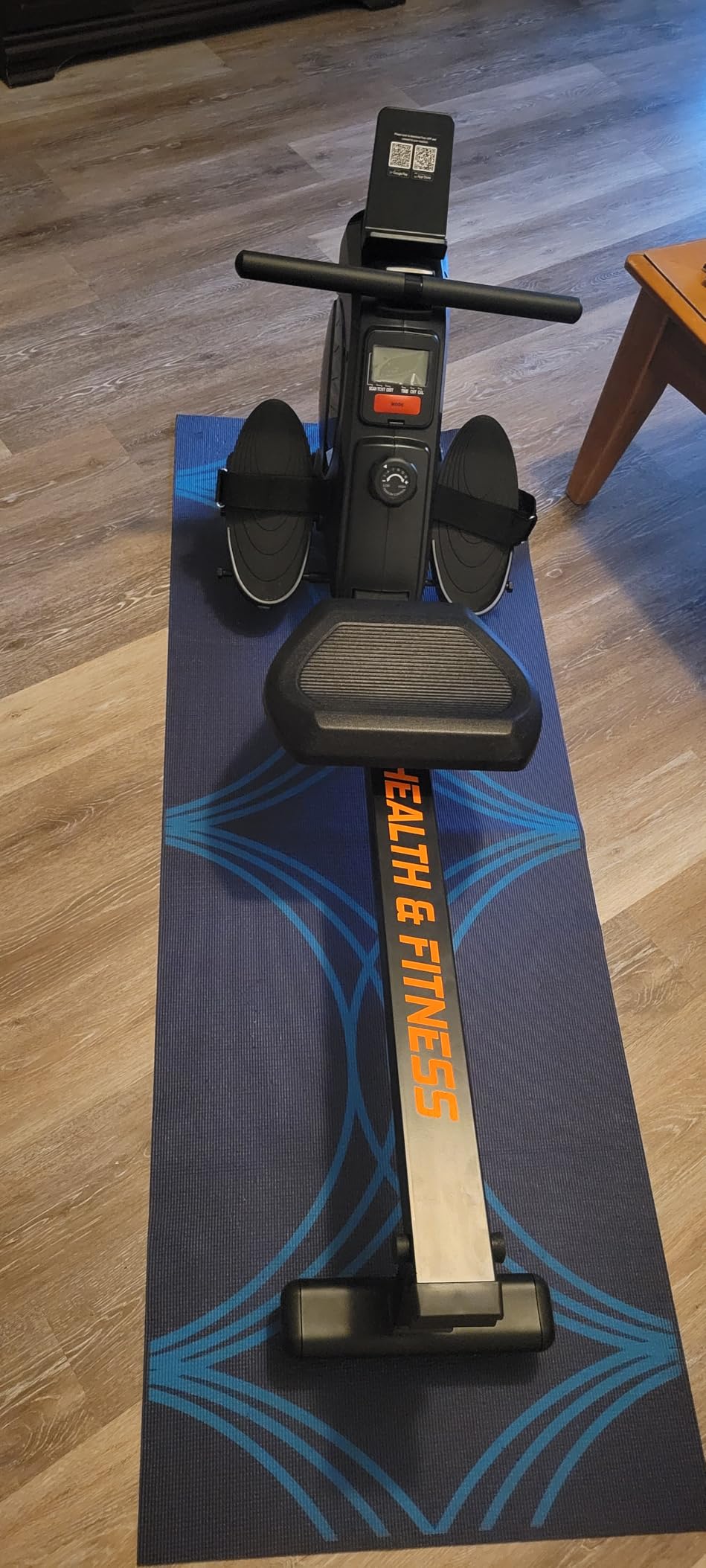 YOSUDA Magnetic/Water Rowing Machine for Home - Rower Machine Use with Bluetooth, App Supported, Rowing Machine for Taller Power Athletes, Comfortable Seat Cushion - Customer Photo 3