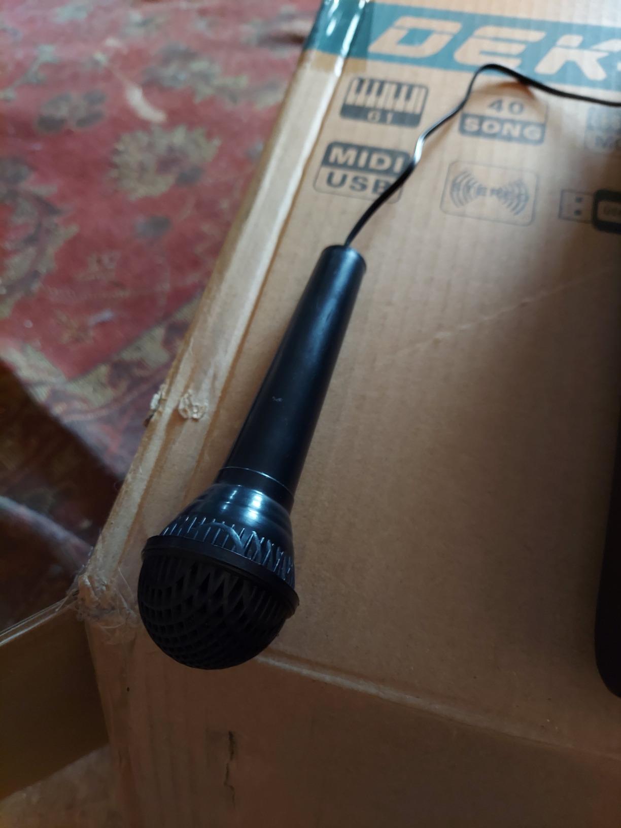 Donner 61 Key Keyboard Piano, Electric Piano Keyboard Kit with 249 Voices, 249 Rhythms - Includes Piano Stand, Stool, Microphone, Gift for Beginners, Black (DEK-610S) - Customer Photo 2