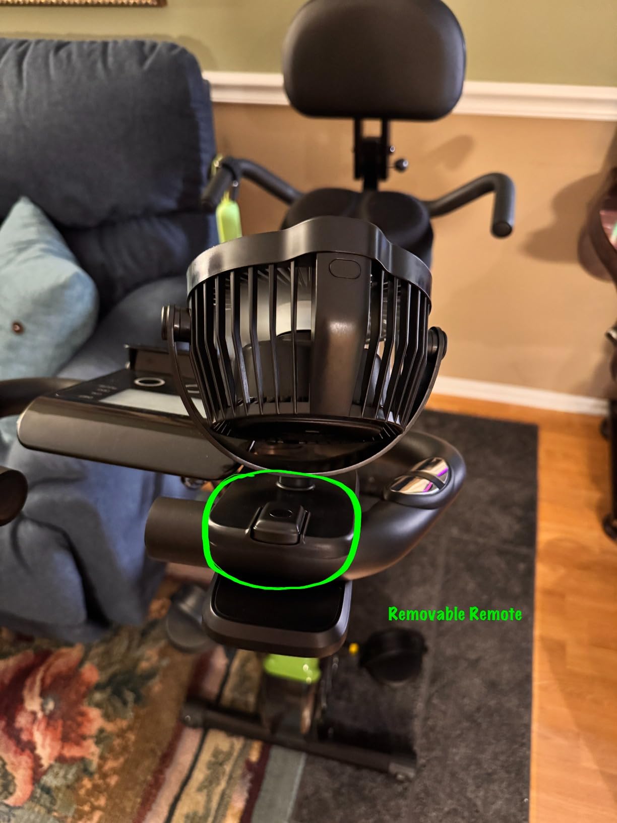 Minthouz Clip on Fan - 720° Rotation Portable Small Fan with LCD Digital Display, 8000mAh Low Noise Desk Fan for Outdoor Camping/Stroller/Home/Office - Customer Photo 2