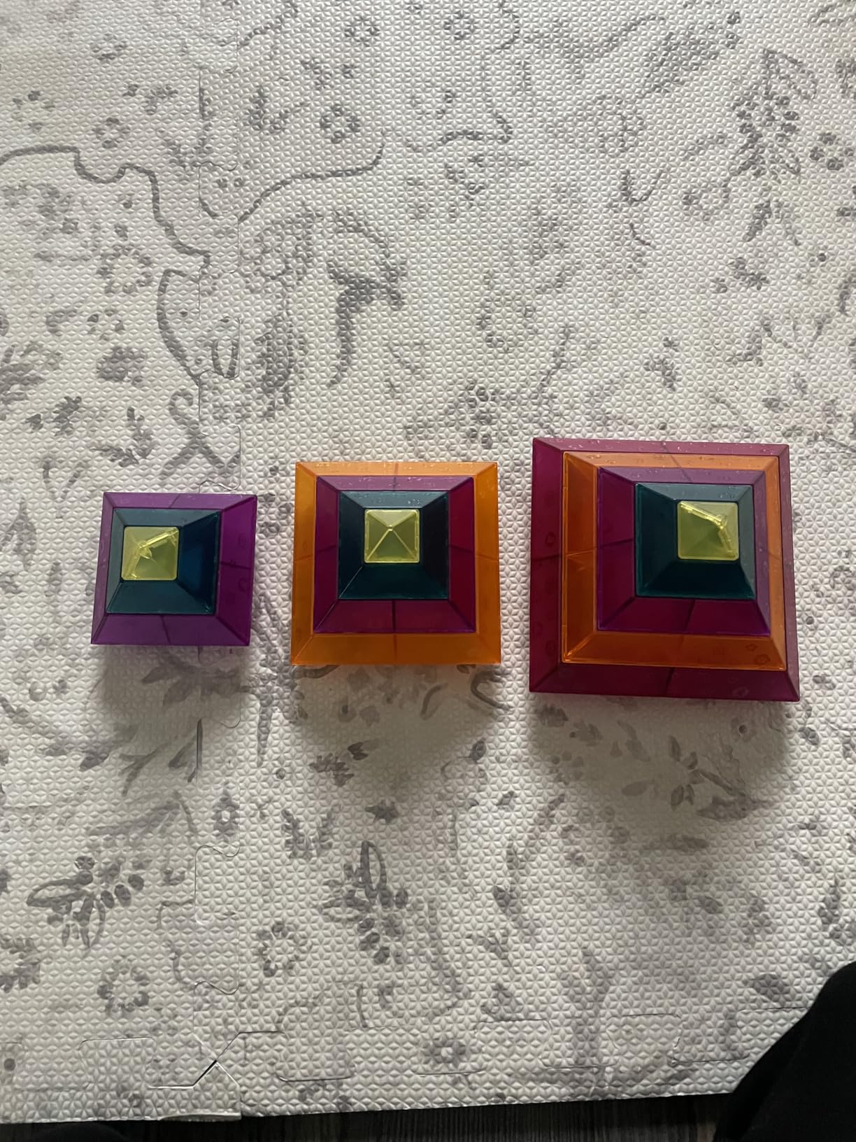 Building Block Sets for Kids 3 4 5 6 Year Old, 30 Pcs Stacking Blocks Toys for Boys Girls, STEM Preschool Learning Activities Educational Light Table Toys Gifts for Toddlers Children - Customer Photo 2