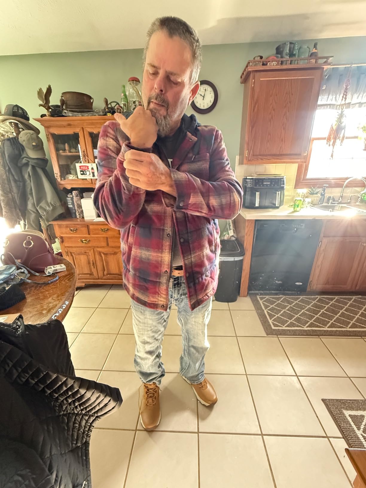 Levi's Men's Plaid Sherpa Lined Hooded Shirt Jacket (Regular & Big & Tall Sizes) - Customer Photo 1