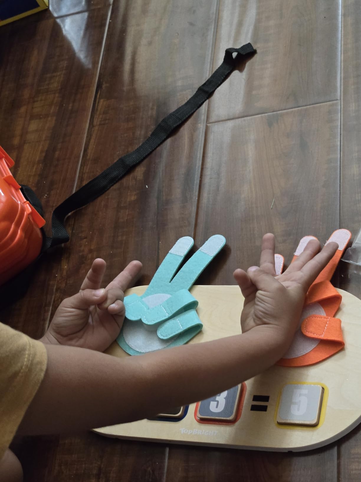 TOP BRIGHT Preschool Learning Toys for Toddlers 2-4, Montessori Toys for 3-5 Year Old Boys Girls Birthday Gifts, Educational Math Manipulatives Number Counting Blocks - Customer Photo 1