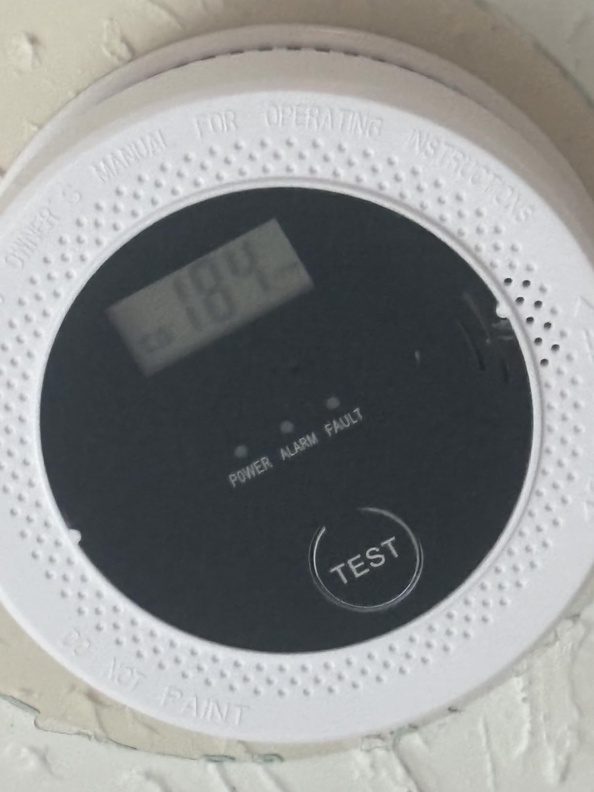 Smoke and Carbon Monoxide Detector Powered by Battery with Digital Display, Dual Alarm Sensor of Smoke and CO,Easy to Install - Customer Photo 3