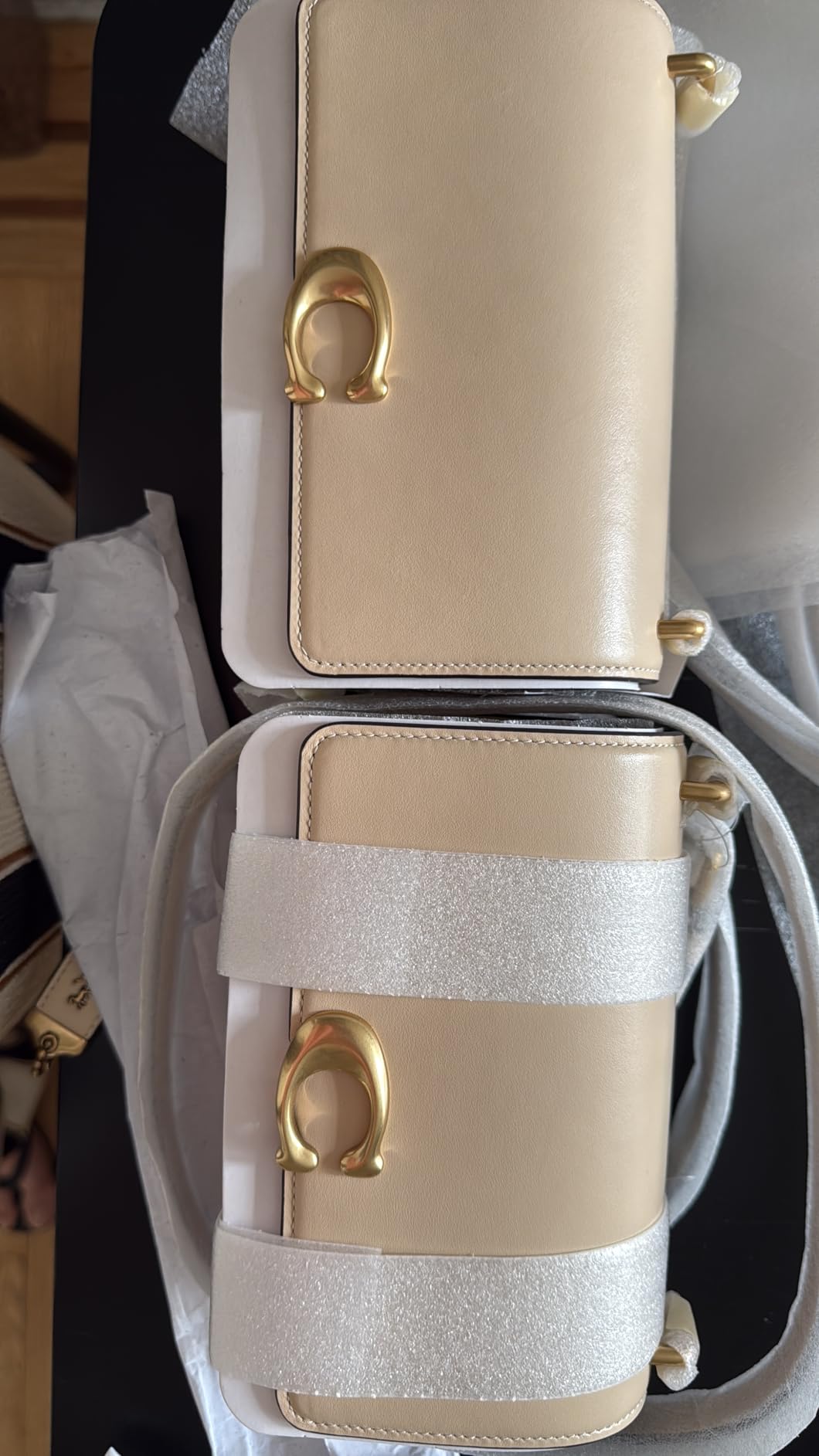 COACH Luxe Refined Calf Leather Bandit Crossbody - Customer Photo 1