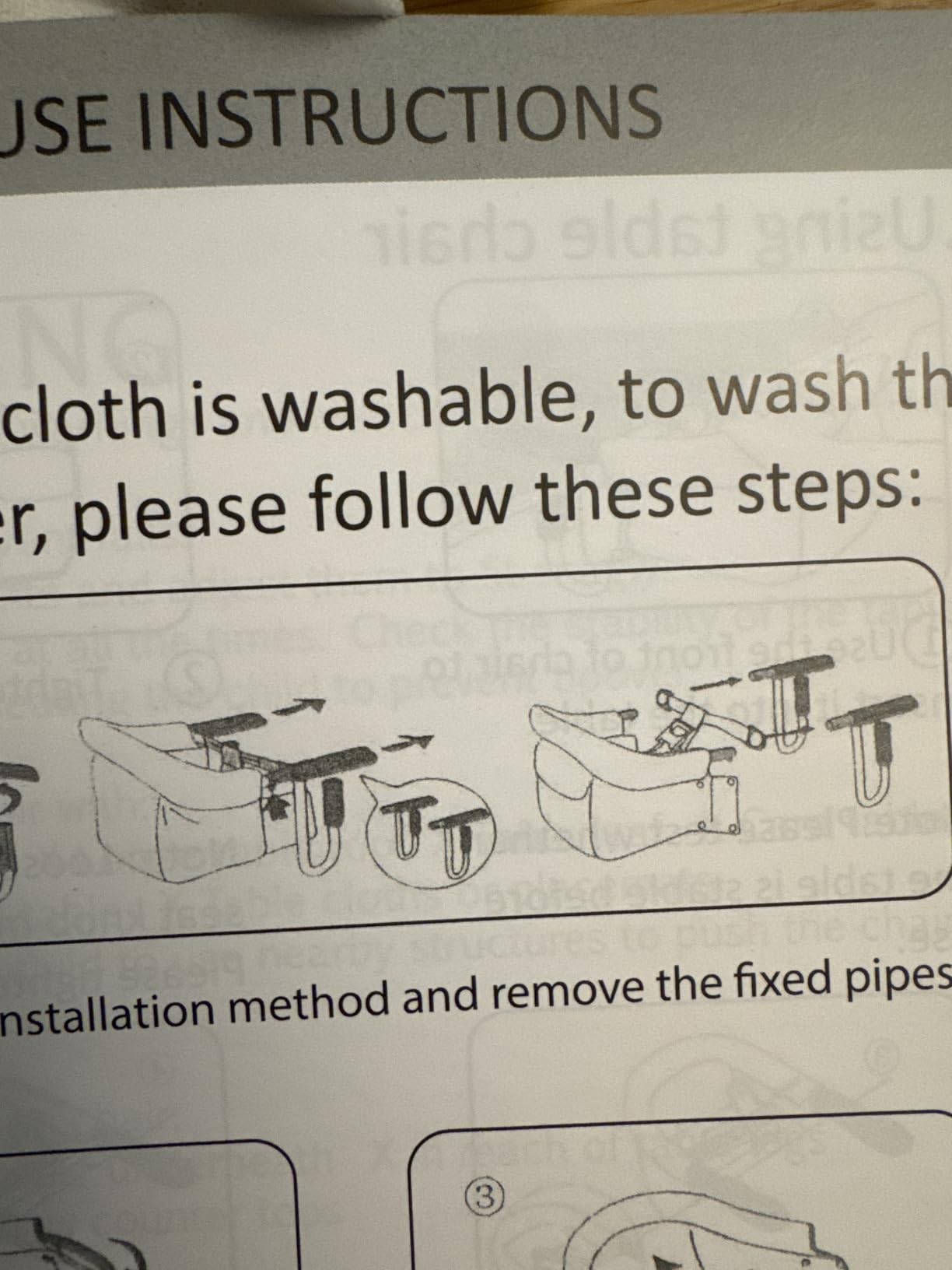 Hook On High Chair - Portable & Foldable for Babies 6-36 Months, Family & Travel Use with Carry Bag (Grey) - Customer Photo 1