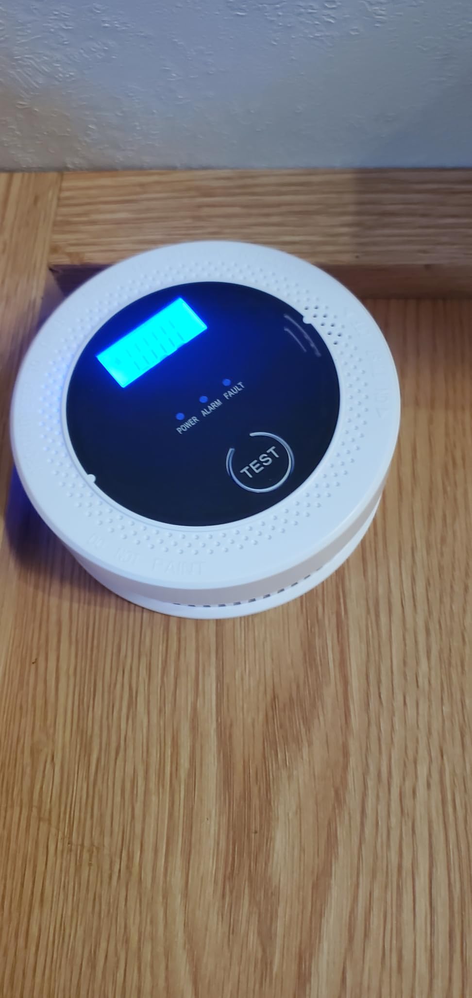 4 Pack 2 in 1 CO & Smoke Detectors, Digital Display, Smoke Detector Carbon Monoxide Detector Combo,Alarm for Home or Office,Powered by Battery - Customer Photo 4