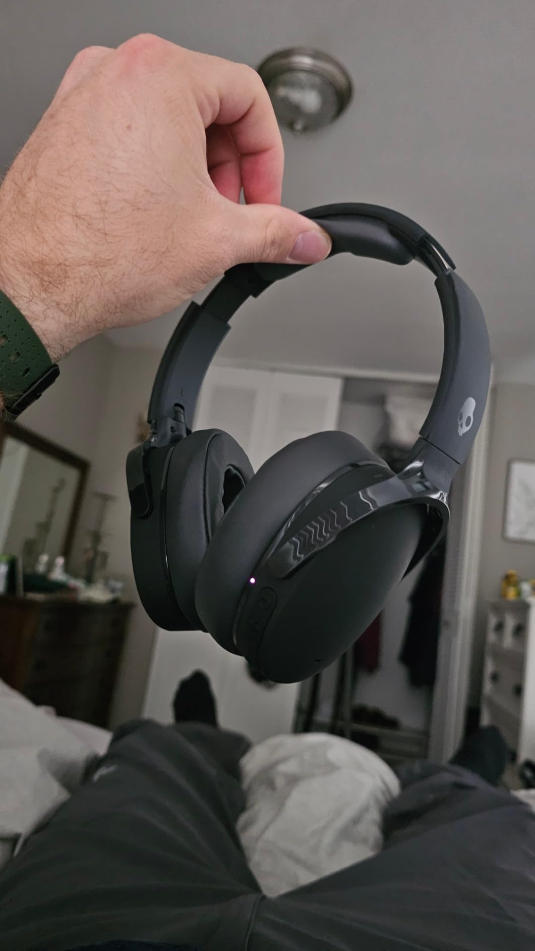 Skullcandy Hesh ANC Wireless Over-Ear Bluetooth Headphones with Extra USB-C Charging Cable, Active Noise Canceling, 22 Hrs Battery, Foldable Lightweight Design, Microphone iPhone Android - True Black Customer Review Skullcandy Hesh ANC Wireless Over-Ear Bluetooth Headphones with Extra USB-C Charging Cable, Active Noise Canceling, 22 Hrs Battery, Foldable Lightweight Design, Microphone iPhone Android - True Black - Customer Photo 1