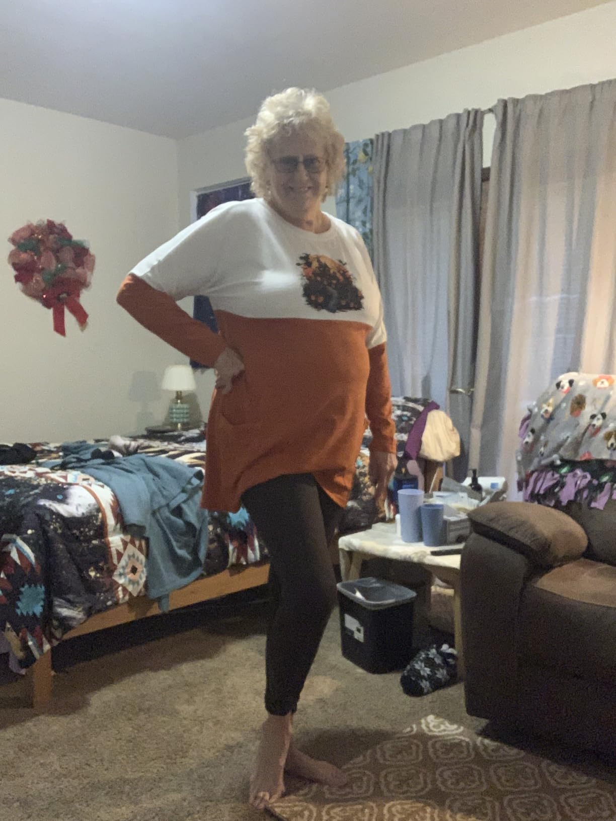 Walifrey Leggings with Pockets for Women, High Waisted Buttery Soft Womens Leggings for Gym Yoga Workout - Customer Photo 1