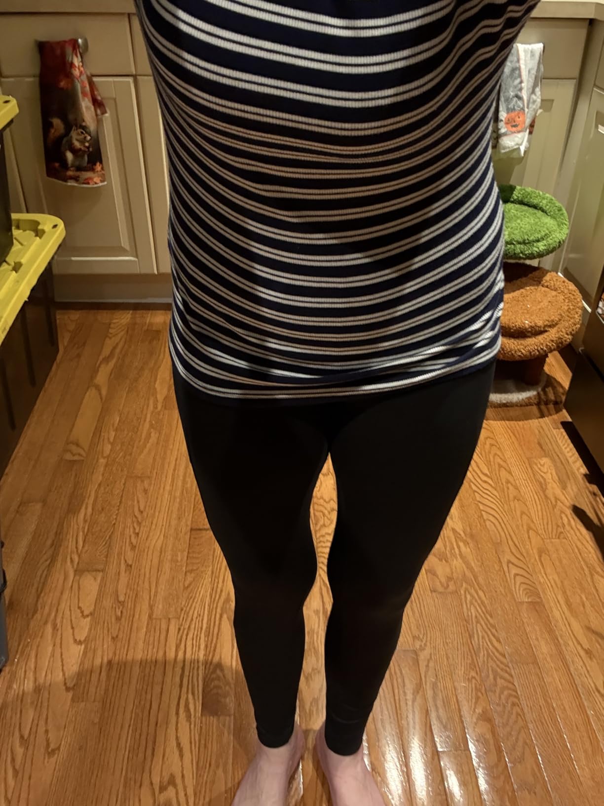 Walifrey Leggings with Pockets for Women, High Waisted Buttery Soft Womens Leggings for Gym Yoga Workout - Customer Photo 2