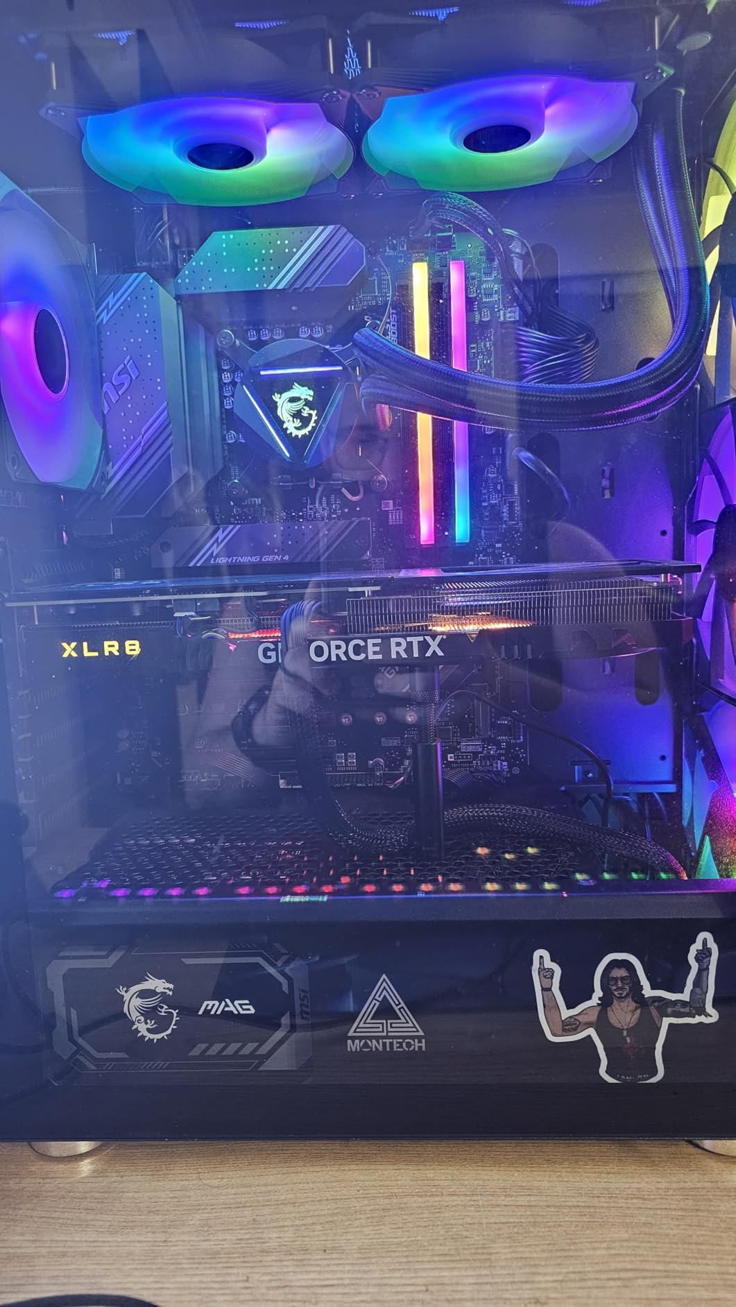 MSI MAG A750GL PCIE5, Fully Modular Compact Gaming 750W Power Supply, 80+ Gold, ATX 3.1 & PCIe 5.1 Ready, Native Dual-Color 12V-2x6 Cable, 10 Year Warranty - Customer Photo 1