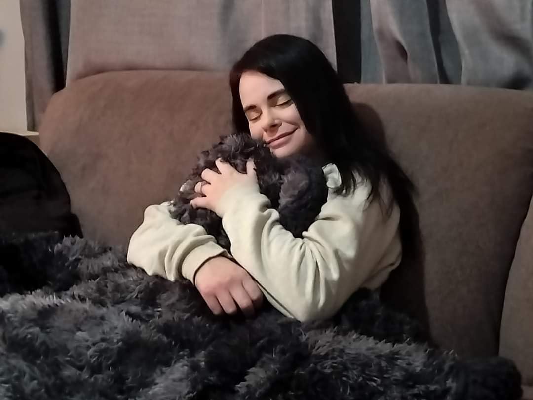 Weighted Blanket Queen Size 15lbs, Classy Soft Jacquard Sherpa Weighted Blankets for Sleep Natural and Calming, Fluffy Cozy Sofa Bed Blanket for Winter, Beige, 60 x 80 inches - Customer Photo 3