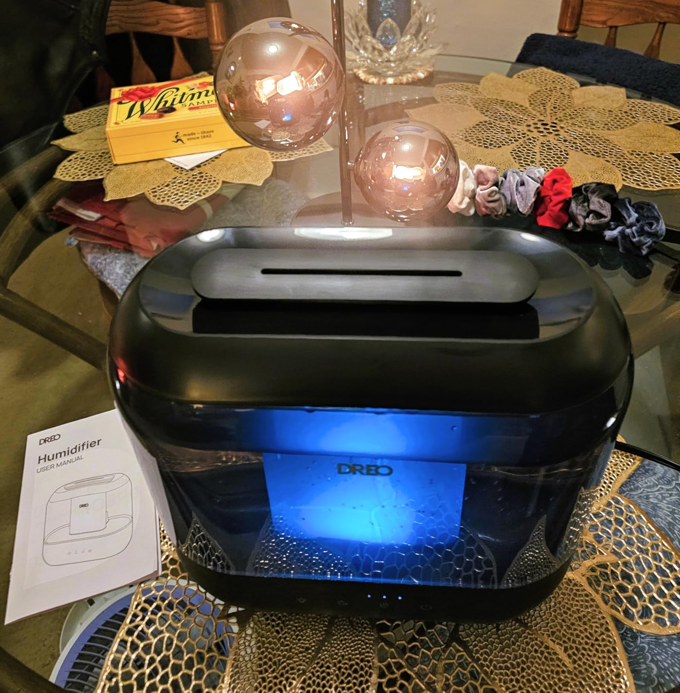 Dreo Humidifiers for Bedroom, 4L Top Fill for Large Room, 36H Runtime, 28 dB Quiet Supersized Cool Mist Air Humidifier for Baby Nursery, Plants, Indoor, Night Light, Easy to Clean & Fill Customer Review Dreo Humidifiers for Bedroom, 4L Top Fill for Large Room, 36H Runtime, 28 dB Quiet Supersized Cool Mist Air Humidifier for Baby Nursery, Plants, Indoor, Night Light, Easy to Clean & Fill - Customer Photo 2