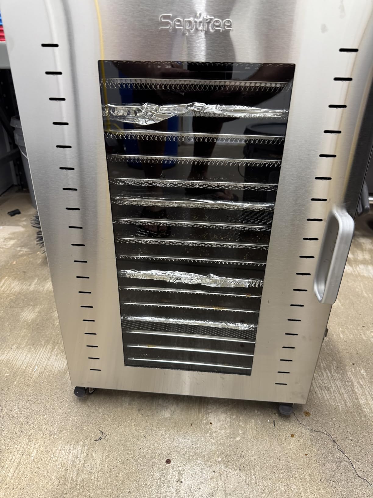 Commercial Food Dehydrator Stainless Steel, 18 Trays, 1500W Large Capacity 34.42ft² Food Dryer Machine for Jerky, Meat, Fruit, Herbs, Industrial Dehydrater Biltong Maker - Customer Photo 1