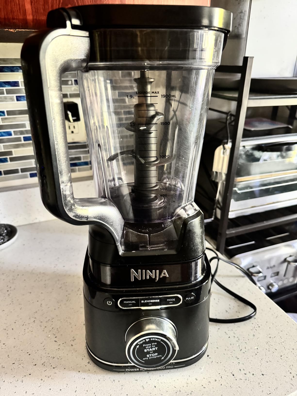 Ninja | All-in-One Blender & Food Processor | Best for Smoothies, Cookie Dough, Salsas, Cole Slaw & More | BlendSense Intelligence for Perfectly Smooth Results | 1800 Watt | Black | TB401 - Customer Photo 2