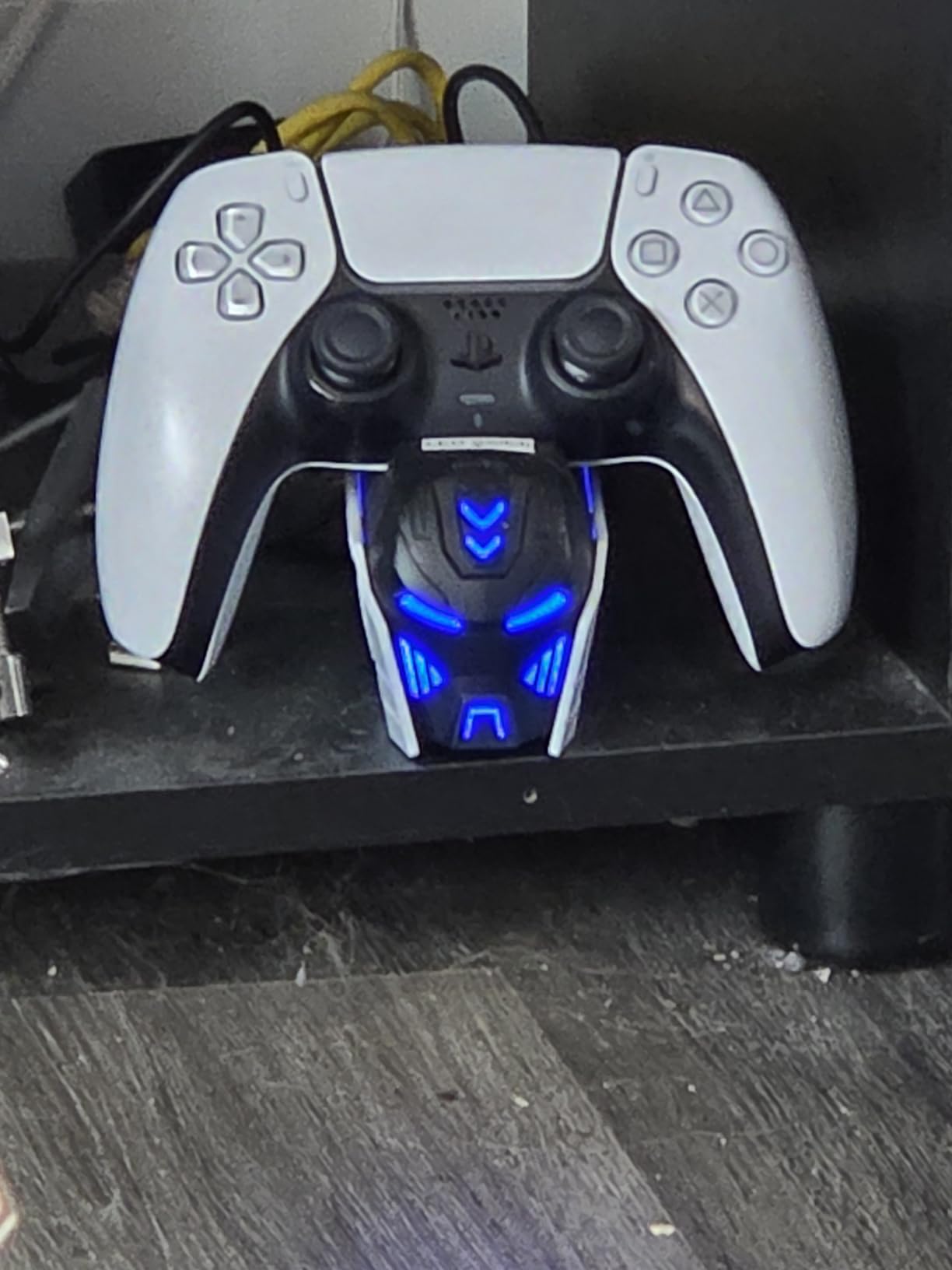 P5 Controller Charger Station for PlayStation 5 Dualsense Controllers: Fast Dual Controller Stand Charger Dock-LED P5 Charging Station Accessories for PlayStation 5 Storage Kit with AC Adapter - Customer Photo 1