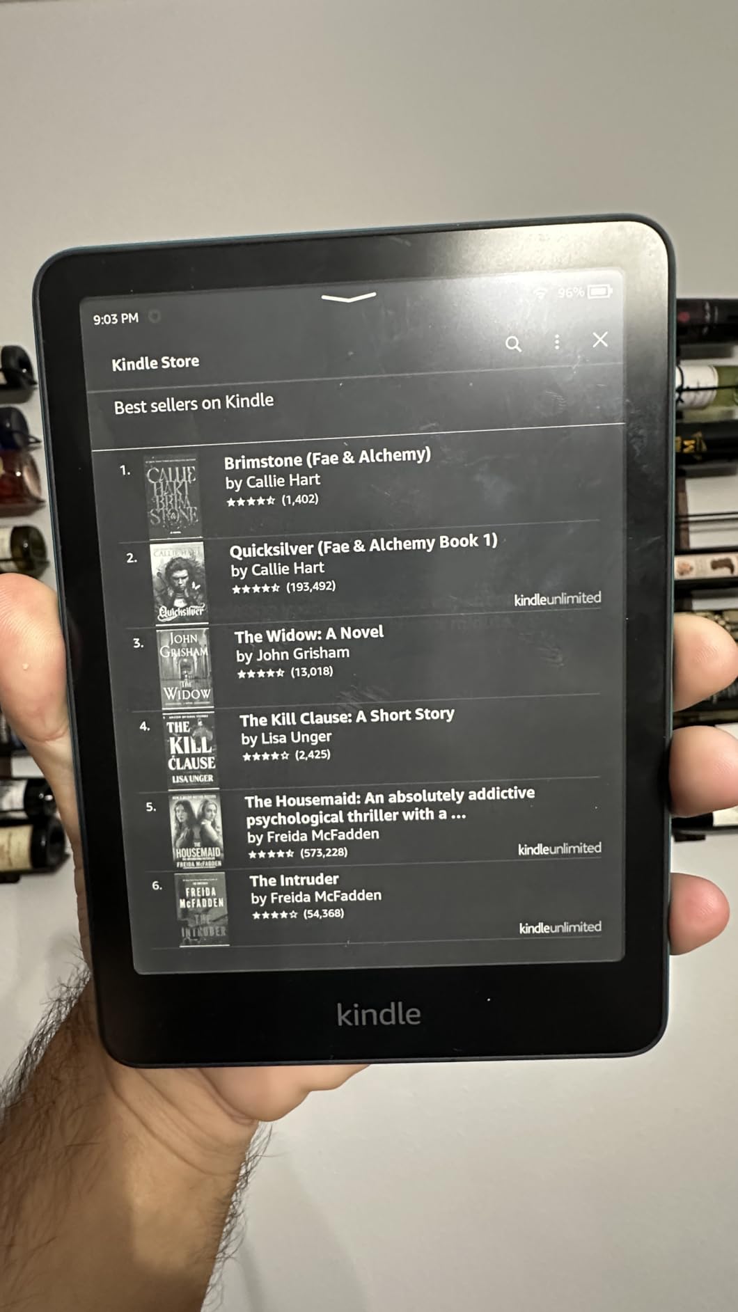 Amazon Kindle Paperwhite 16GB (newest model) – Our fastest Kindle ever, with new 7