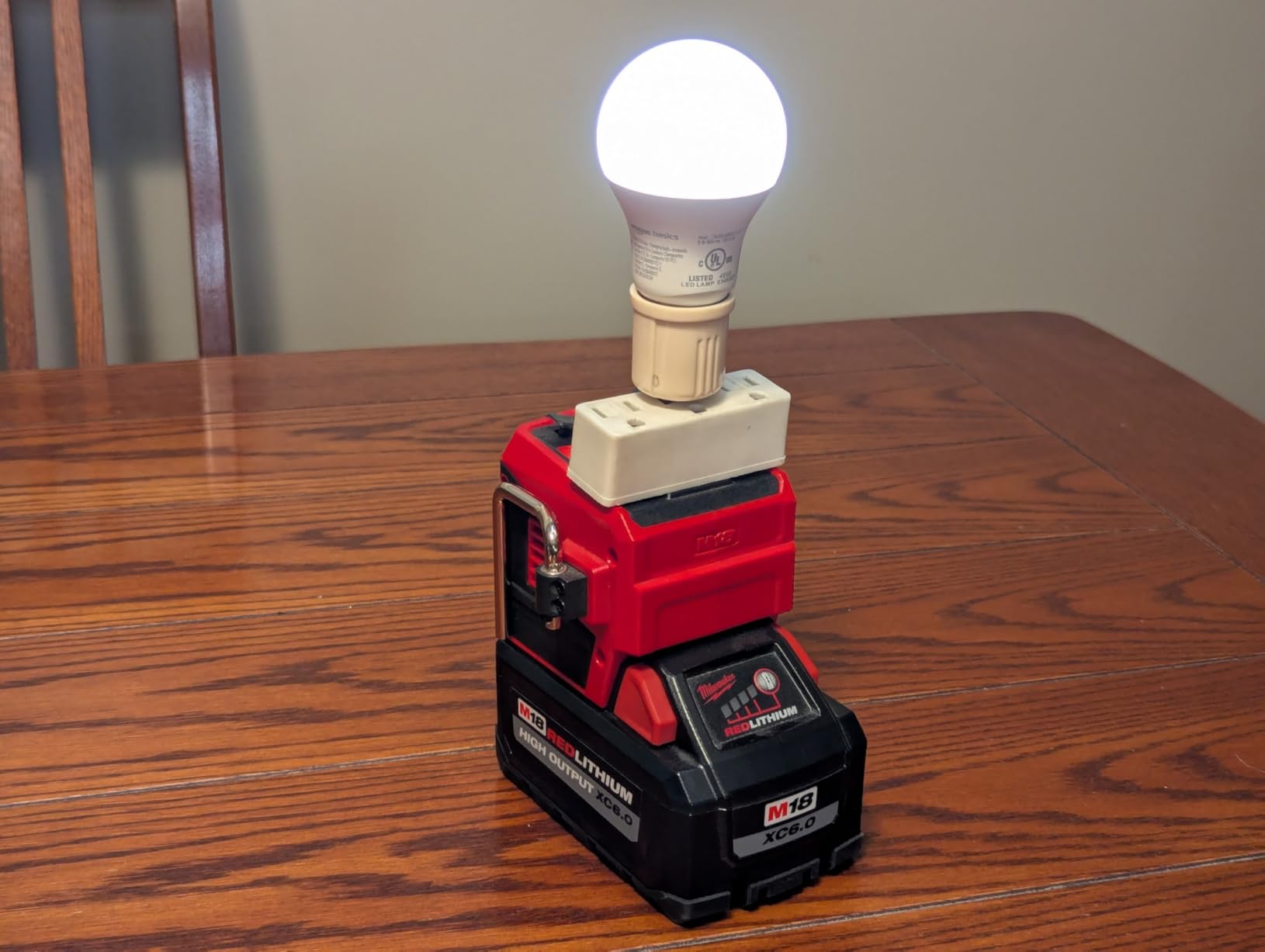 Amazon Basics Smart A19 LED Light Bulb, Color Changing, 9W (60W Equivalent), 800LM, Works with Alexa Only, WiFi 2.4 GHz, No Hub Required, Mood Lighting, Energy Efficient, 1-Pack customer photo 1