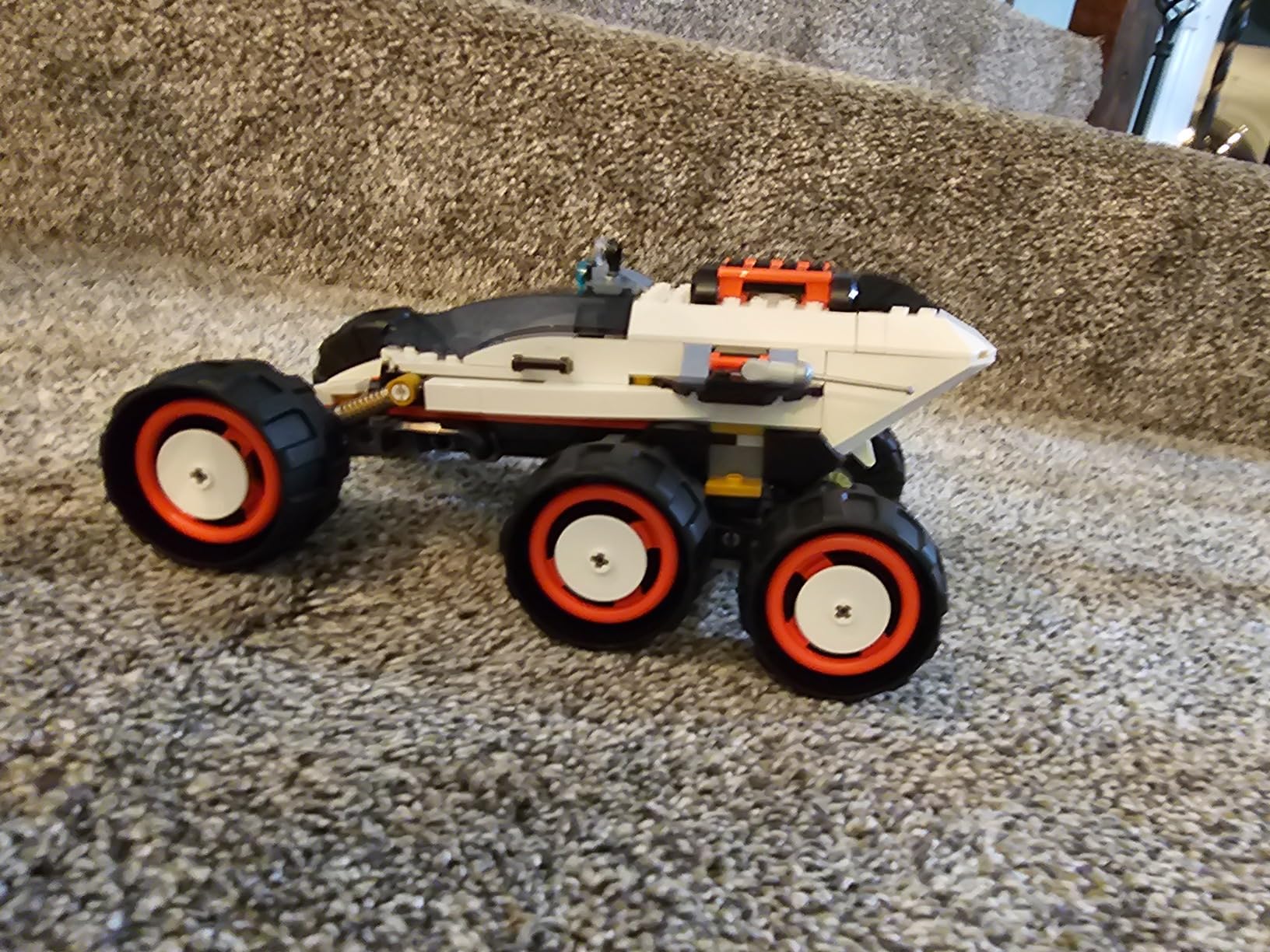 LEGO City Space Explorer Rover and Alien Life Toy, Space Gift for Boys and Girls Ages 6 and Up with 2 Minifigures, Robot and Extraterrestrial Figures, Pretend Play STEM Toy, 60431 - Customer Photo 2