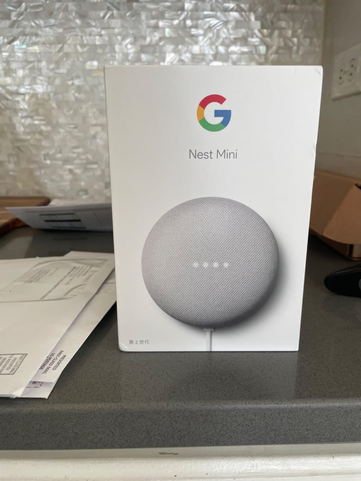 Google Nest Mini 2nd Generation Smart Speaker with Google Assistant - Charcoal - Customer Photo 3