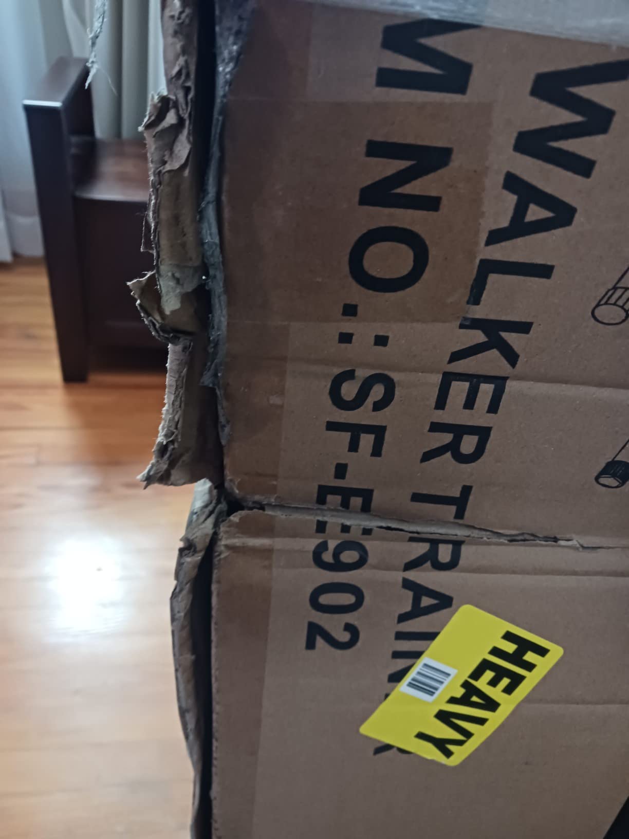 Sunny Health & Fitness Smart Air Walk Elliptical, Foldable Machine w/ 30-INCH Stride, Cardio Cross Trainer Glider for Home Exercise, Free SunnyFit App Bluetooth Link, Optional Adjustable Resistance - Customer Photo 1