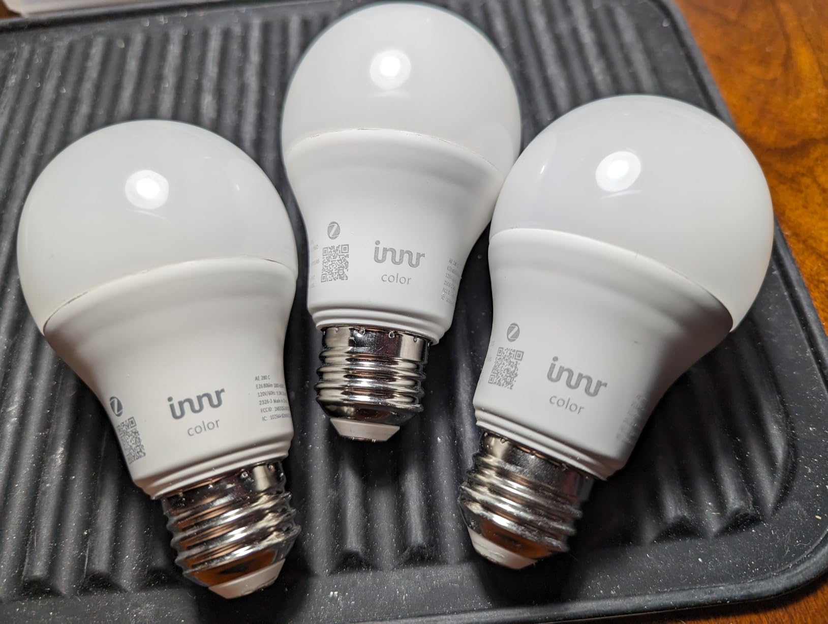 innr Smart Light Bulbs, A19 Zigbee, Works with Philips Hue* and Alexa (Bridge Required), Soft White Light Bulb, Dimmable, E26 LED Bulb 75 Watt, Warm White, 1060lm 2-Pack - Customer Photo 3