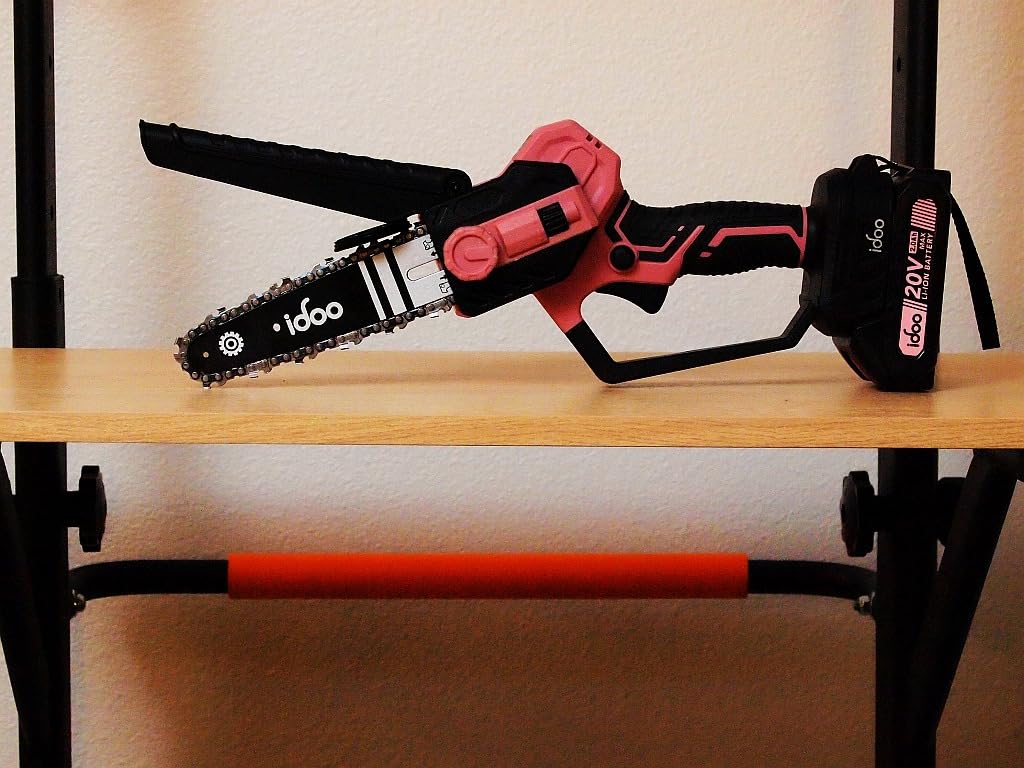 iDOO 6 Inch Mini Chainsaw Cordless, Birthday Gifts for Women Men Seniors Craftsman, 4000mAh Battery, Lightweight & Safe Chainsaw for Garden Tree Cutting, Wood Pruning Tool Customer Review iDOO 6 Inch Mini Chainsaw Cordless, Birthday Gifts for Women Men Seniors Craftsman, 4000mAh Battery, Lightweight & Safe Chainsaw for Garden Tree Cutting, Wood Pruning Tool - Customer Photo 1