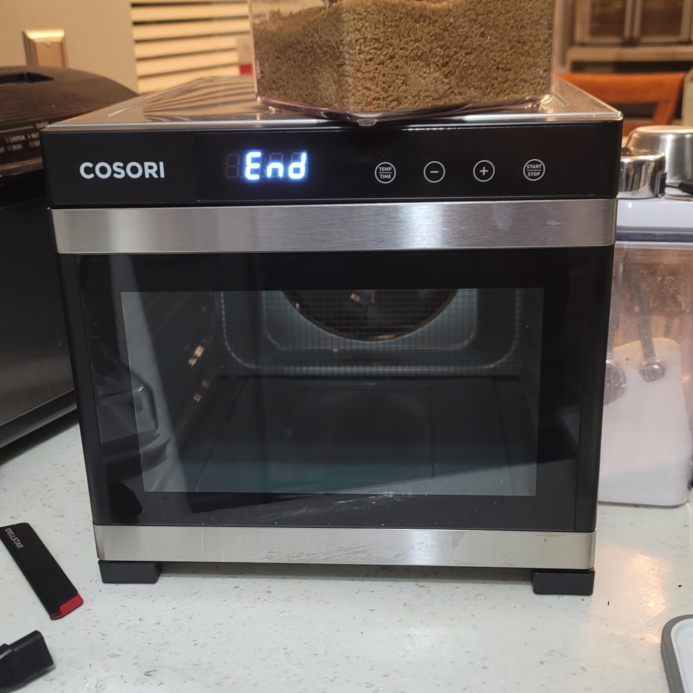 COSORI Food Dehydrator for Jerky, 176°F Temperature Control, 5 Stainless Steel Trays Dryer Machine, 4 Presets, 48H Timer, for Dog Treats, Meat, Fruit, Veggies, Snacks, Recipe Book Included - Customer Photo 1