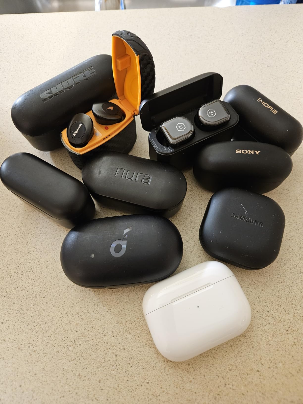 Apple AirPods Pro (2nd Generation) Wireless Ear Buds with USB-C Charging, Up to 2X More Active Noise Cancelling Bluetooth Headphones, Transparency Mode, Adaptive, Personalized Spatial Audio, White customer photo 1