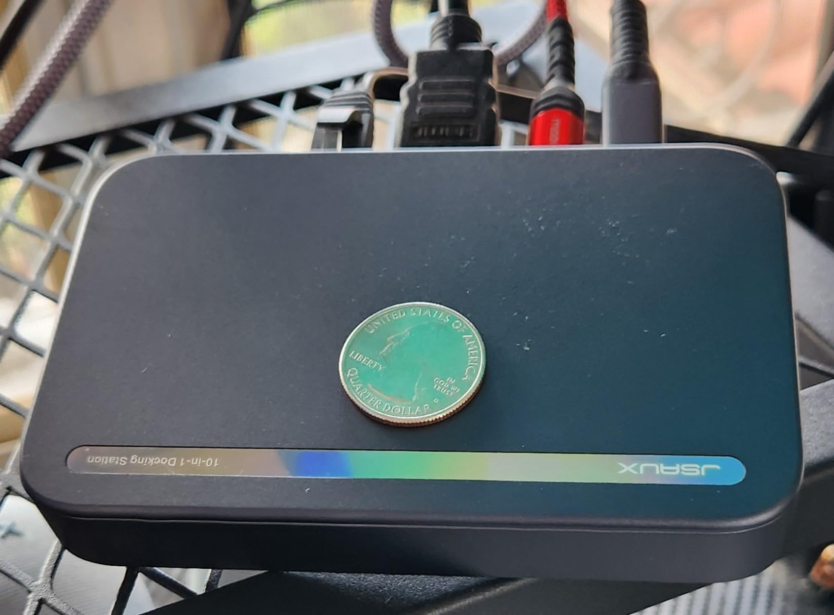 JSAUX Laptop USB C Docking Station, 10 in 1 USB C Hub with 4K@60hz HDMI, 100W PD, USB A&C 3.0, 1000Mbps Ethernet, SD/TF, Audio for HP/MacBook/Dell/Lenovo etc - Customer Photo 4