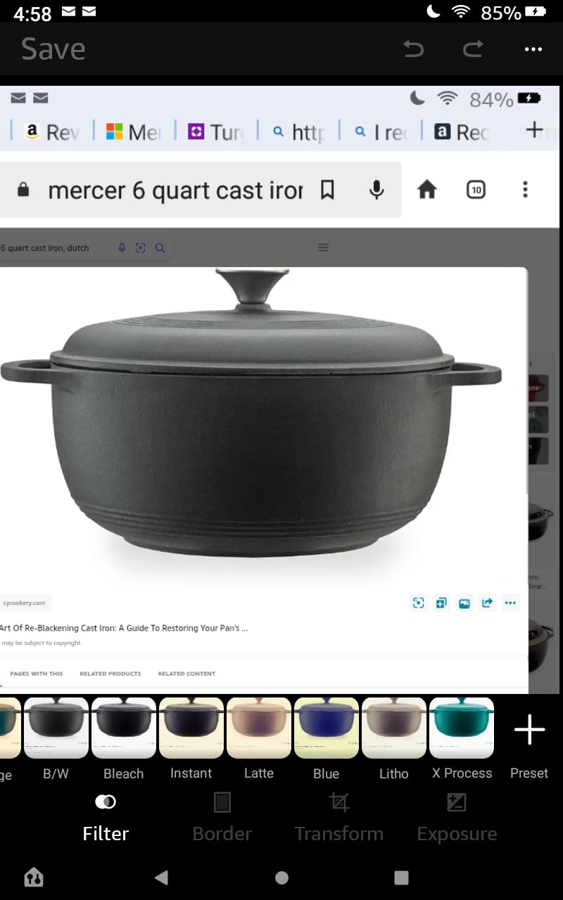 Mercer Culinary Enameled Cast Iron Round Dutch Oven, 6 qt., Red Customer Review Mercer Culinary Enameled Cast Iron Round Dutch Oven, 6 qt., Red - Customer Photo 1