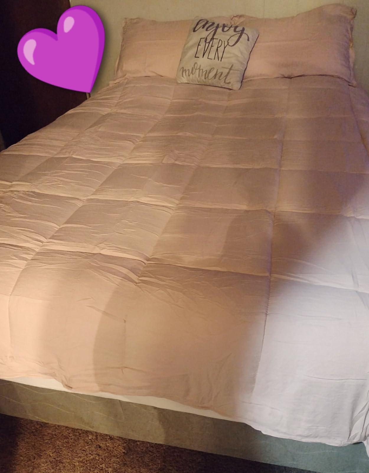 Casa Platino Comforter Queen Bed Set- Cozy Queen Comforter Set - Ultra Soft & Breathable Pre-Washed 100% Hydro-Brushed Queen Bedding Sets - Super Soft & Cozy Bedding Comforter Set Queen Size- Charocal - Customer Photo 2