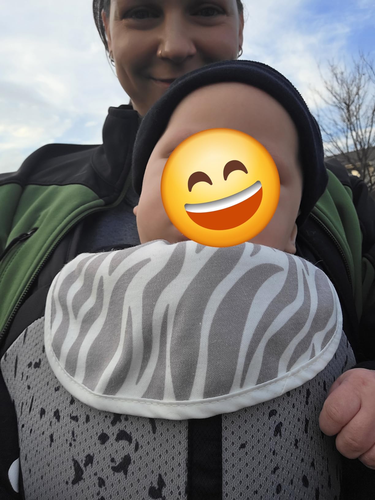 Baby Carrier, MOMTORY Safety-Certified 6-in-1 Baby Carrier Newborn to Toddler, Adjustable Detachable Infant Baby Hip Seat Carrier for 7-50lbs, All Seasons, Perfect for Shopping Travelling - Customer Photo 1