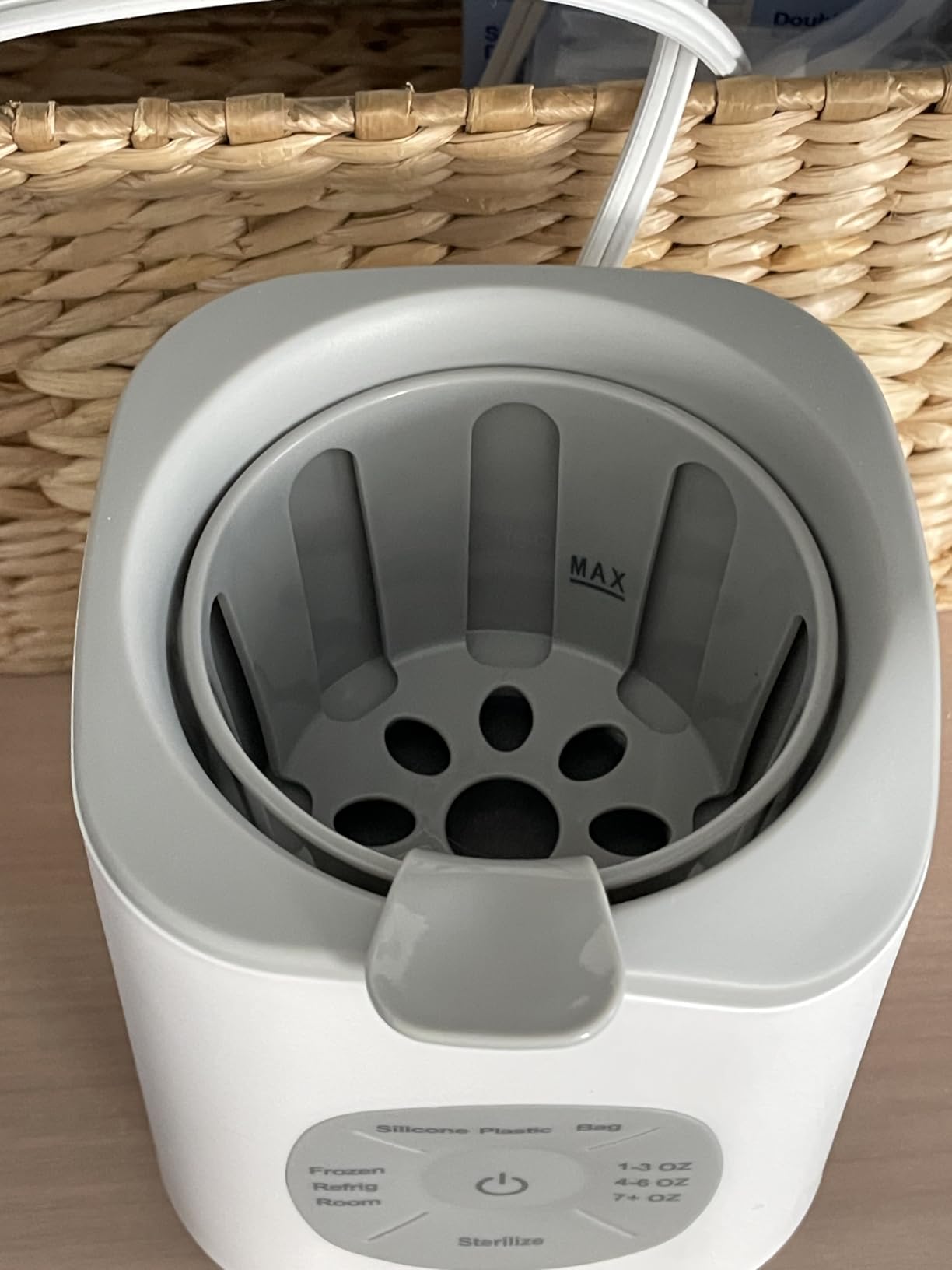 GROWNSY Bottle Warmer, Baby Bottle Warmer Fast for Breastmilk & Formula, Accurate Temperature Control, Milk Warmer for All Bottles with Thaw, Sterilizing, Keep Warm, Heat Food - Customer Photo 2