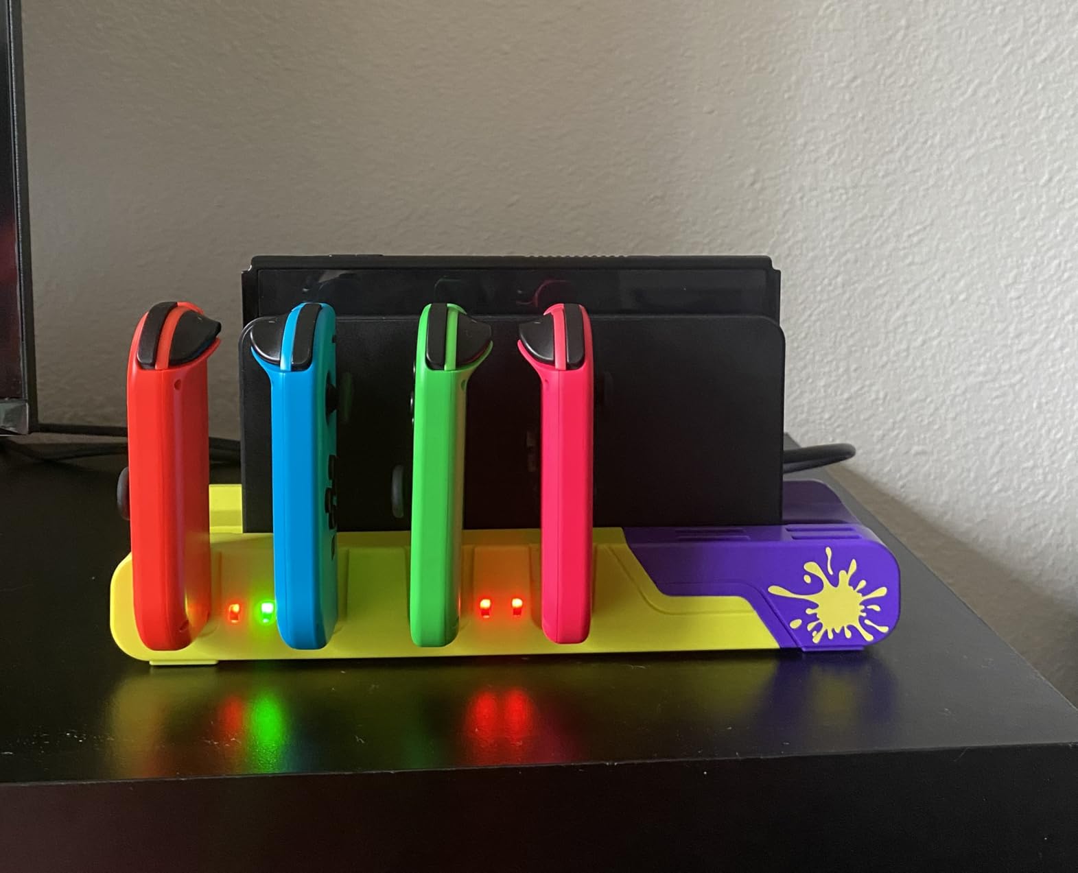 Switch Controller Charging Dock Compatible with Nintendo Switch OLED-The Legend of Zelda: Tears of The Kingdom Edition ＆ Switch Model Joycon, Switch Charging Station for 6 Joycons, Game Storage Stand - Customer Photo 2