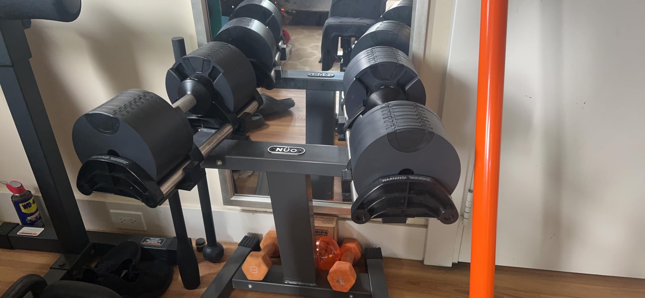 NUOBELL Adjustable Dumbbells 5-80 lbs: Replace 16 Sets, Ideal for Home Gym Weight Bench & Press Customer Review NUOBELL Adjustable Dumbbells 5-80 lbs: Replace 16 Sets, Ideal for Home Gym Weight Bench & Press - Customer Photo 1