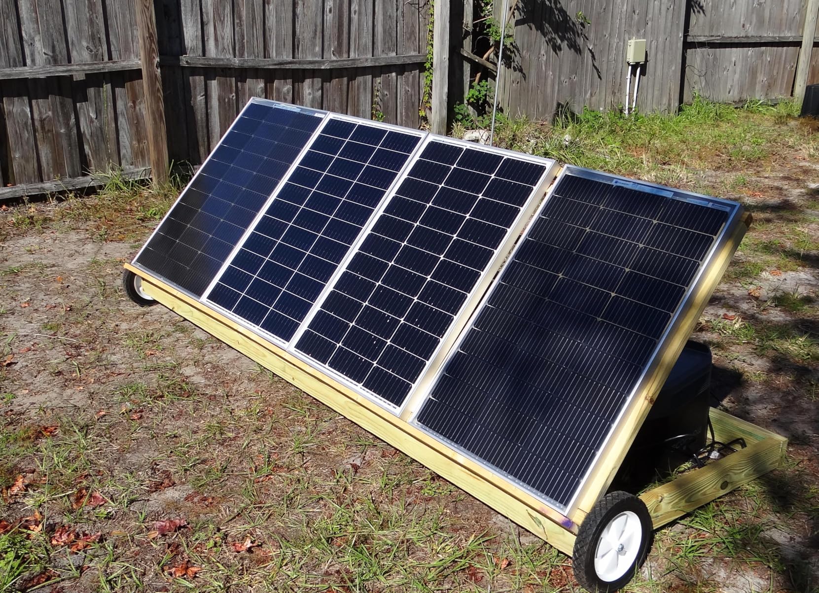 ECO-WORTHY 200 Watt Bifacial Solar Panel 2pcs 100 Watt Monocrystalline Solar Panel Module Off Grid PV Power for Home, Camping, Boat, Shed Farm, RV,12V/24V Battery - Customer Photo 2