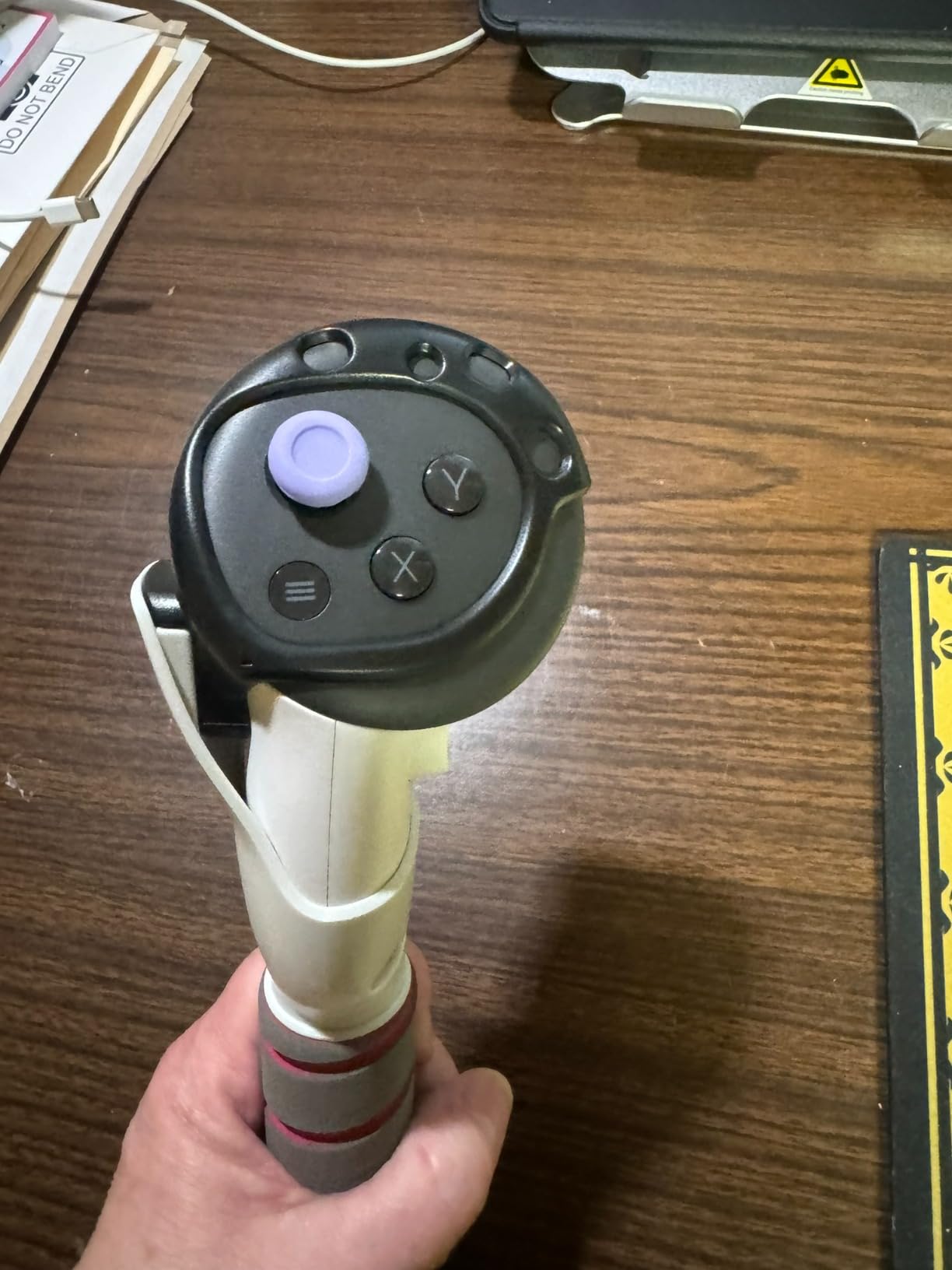 ZYBER Controller Extensions Gorilla Tag Long Arms for Meta Quest 3S/Quest 3 Beat Saber Handles Golf Club Attachment VR Sticks Controller Grips for Quest 3S/3 Enhance VR Gaming Accessories - Customer Photo 1