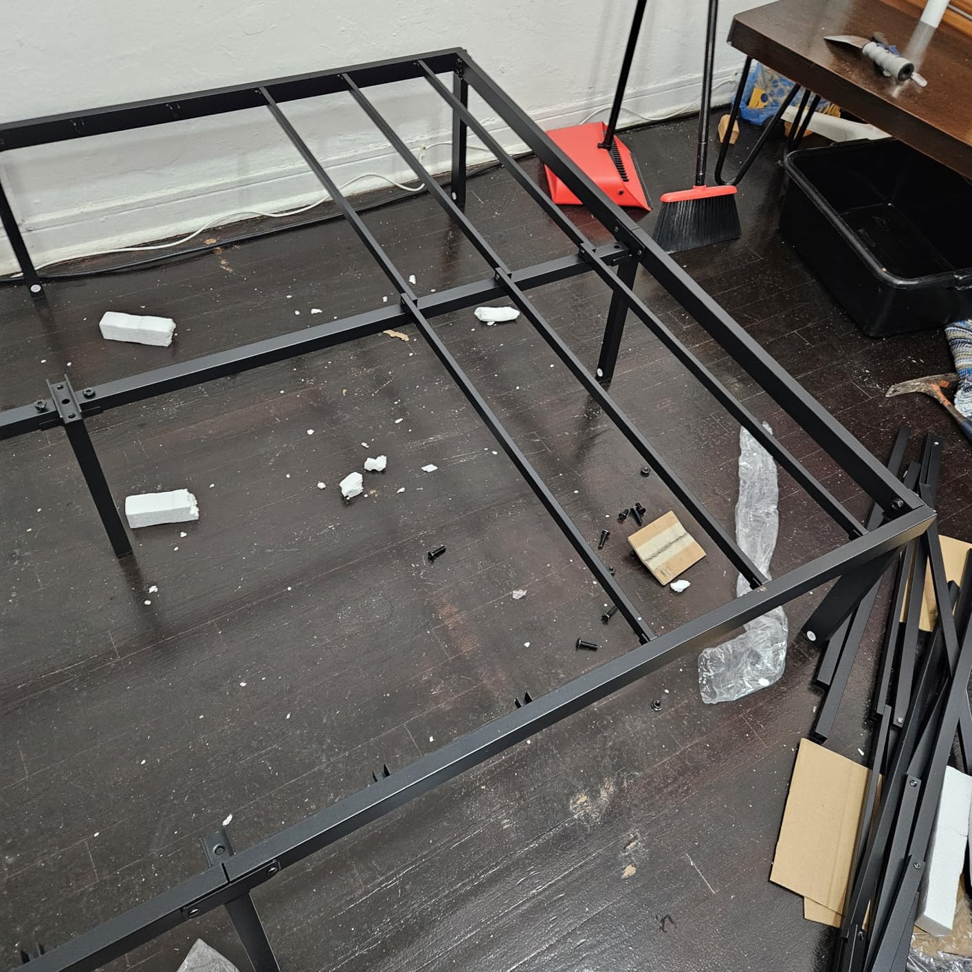 Novilla Full Size Bed Frame, 14 Inch Metal Platform Bed Frame Full Size with Storage Space Under Bed, Heavy Duty Steel Slat Support, Easy Assembly, No Box Spring Needed - Customer Photo 2