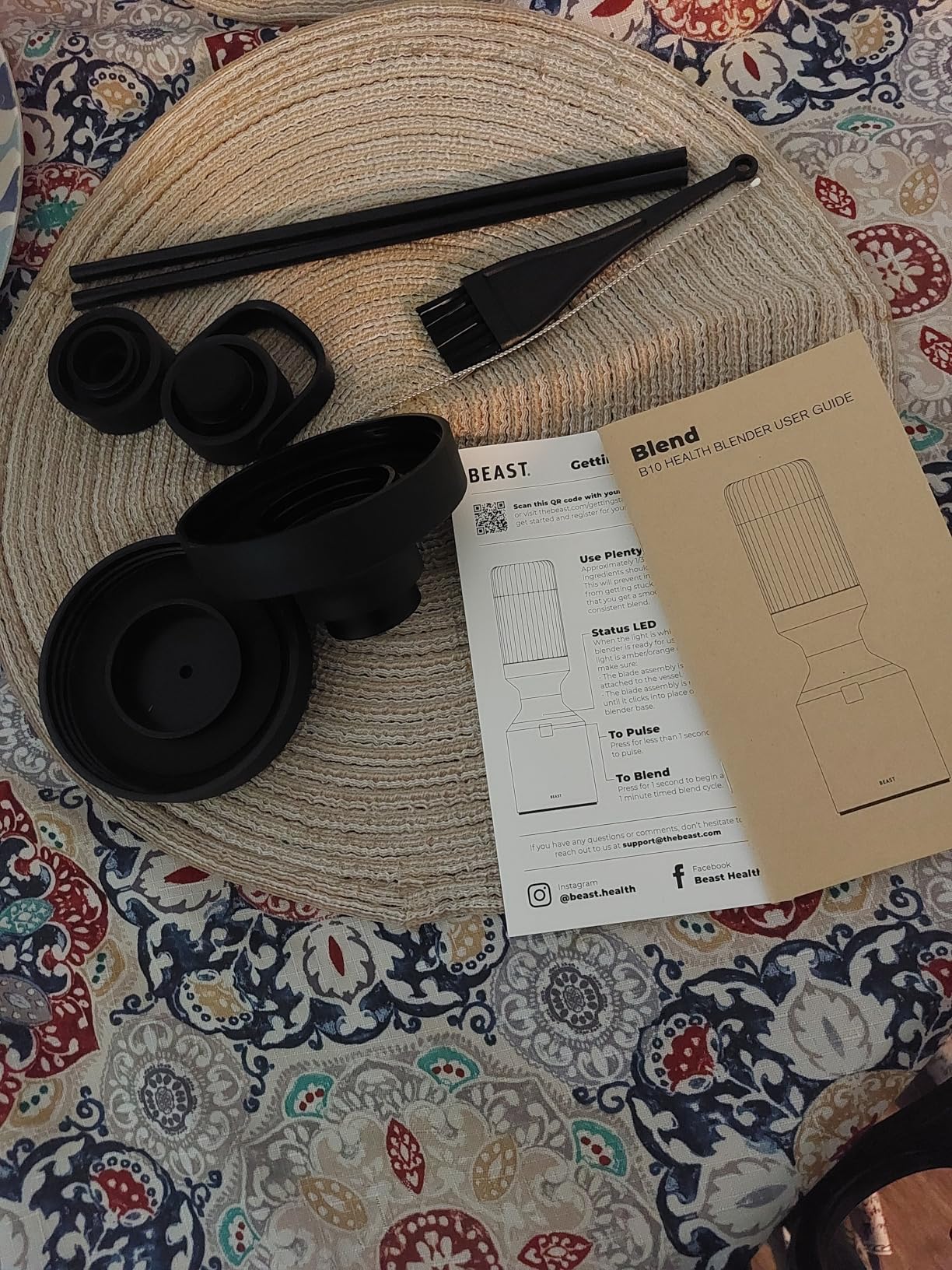 Beast Blender | Sleek Kitchen Countertop Design, Patented Blending Technology | Take Smoothies & Shakes To-Go with NEW Portable Straw Cap System (Pebble Grey) Customer Review Beast Blender | Sleek Kitchen Countertop Design, Patented Blending Technology | Take Smoothies & Shakes To-Go with NEW Portable Straw Cap System (Pebble Grey) - Customer Photo 2