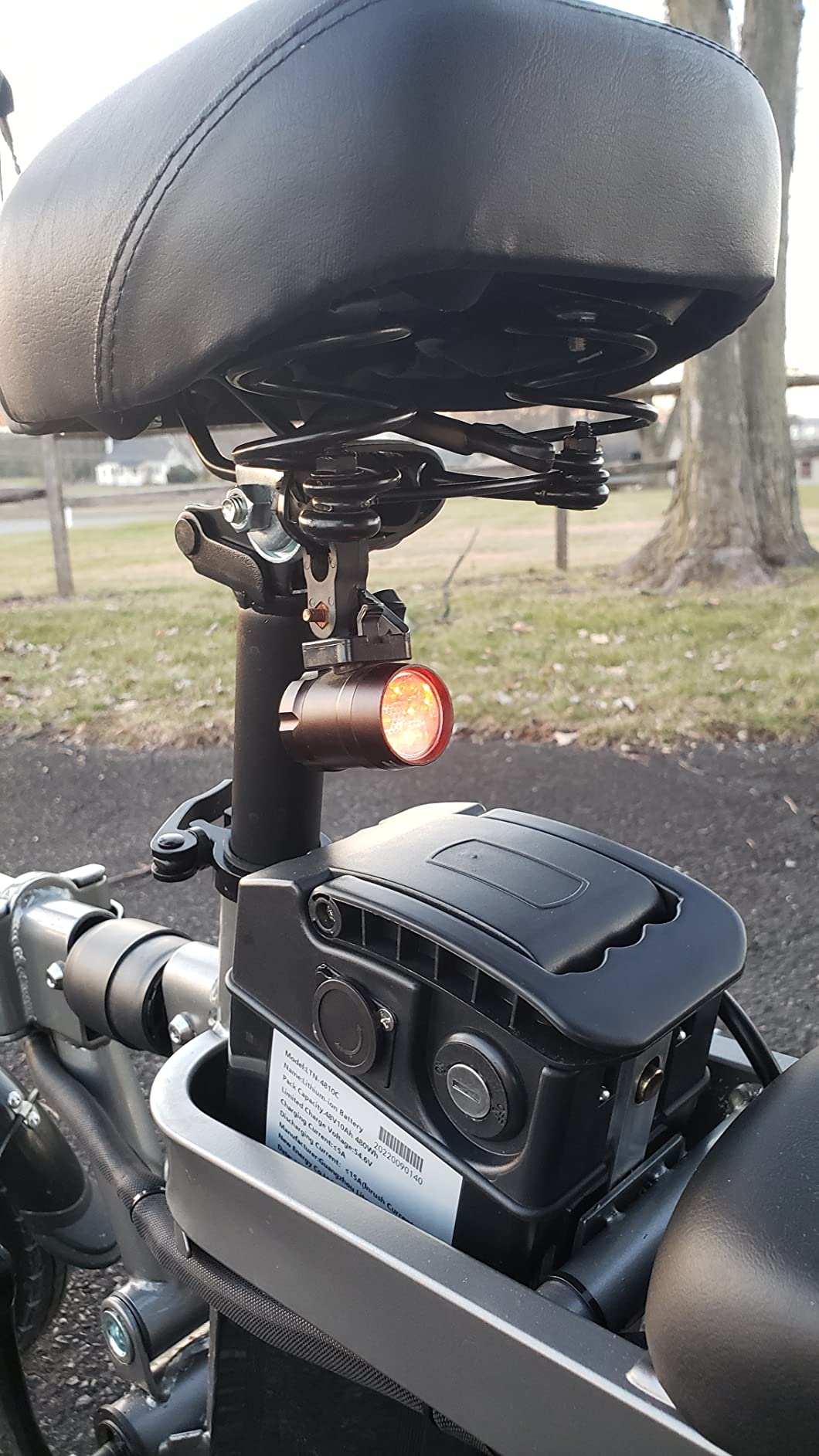 ENGWE T14 Folding Electric Bikes for Adults Teens 350W 19.2MPH 14'' Fat Tire Mini Ebike Urban City Commuter Bicycles 48V10AH 7 Shock Absorptions Comfort Riding - Customer Photo 1