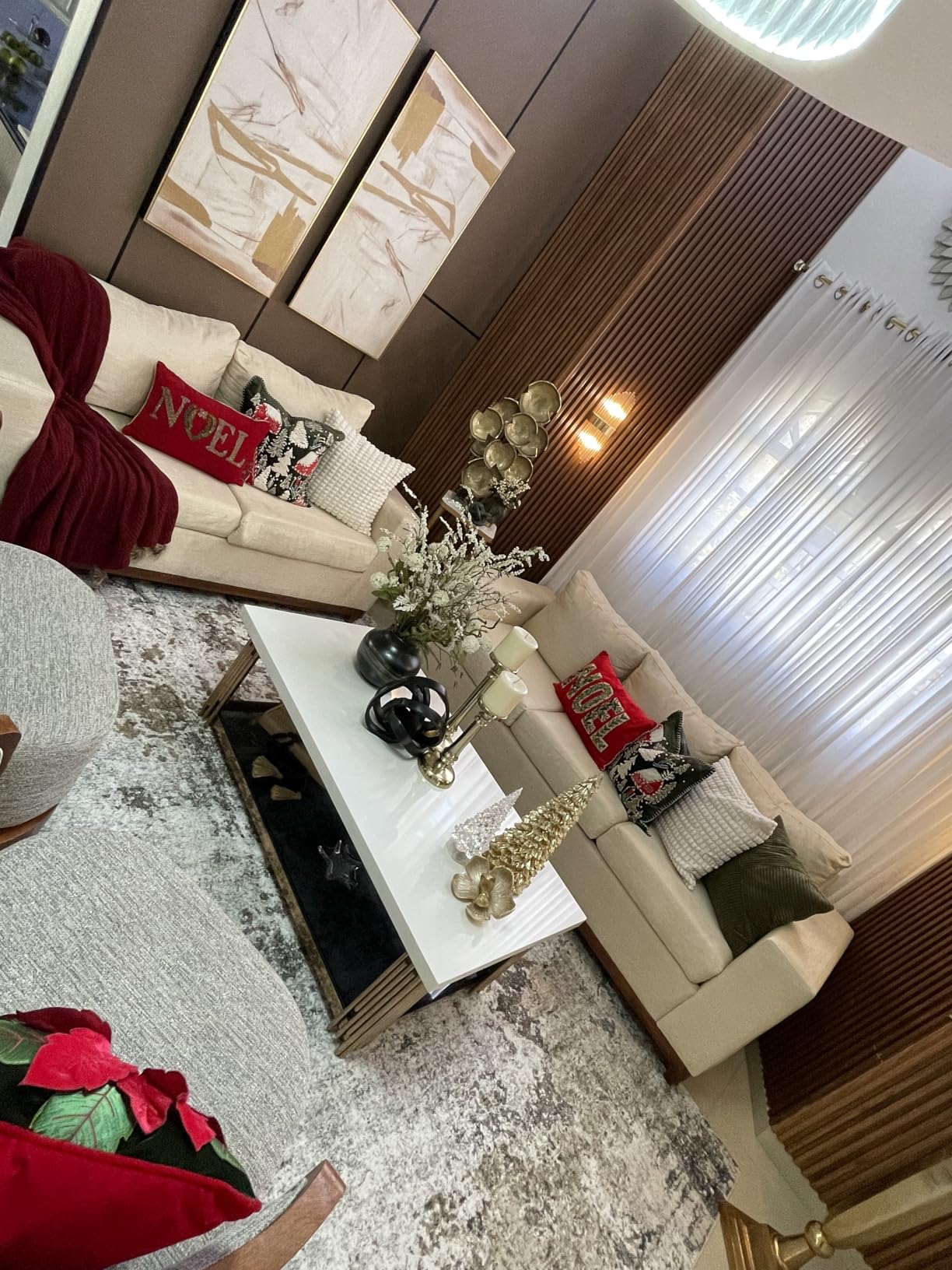 Area Rugs for Living Room: 5x7 Abstract Washable Rug Modern Neutral Large Soft Stain Resistant Non-Slip Backing Machine Table for Bedroom Dining Room Indoor Home Office Carpet - Black Grey Customer Review Area Rugs for Living Room: 5x7 Abstract Washable Rug Modern Neutral Large Soft Stain Resistant Non-Slip Backing Machine Table for Bedroom Dining Room Indoor Home Office Carpet - Black Grey - Customer Photo 4