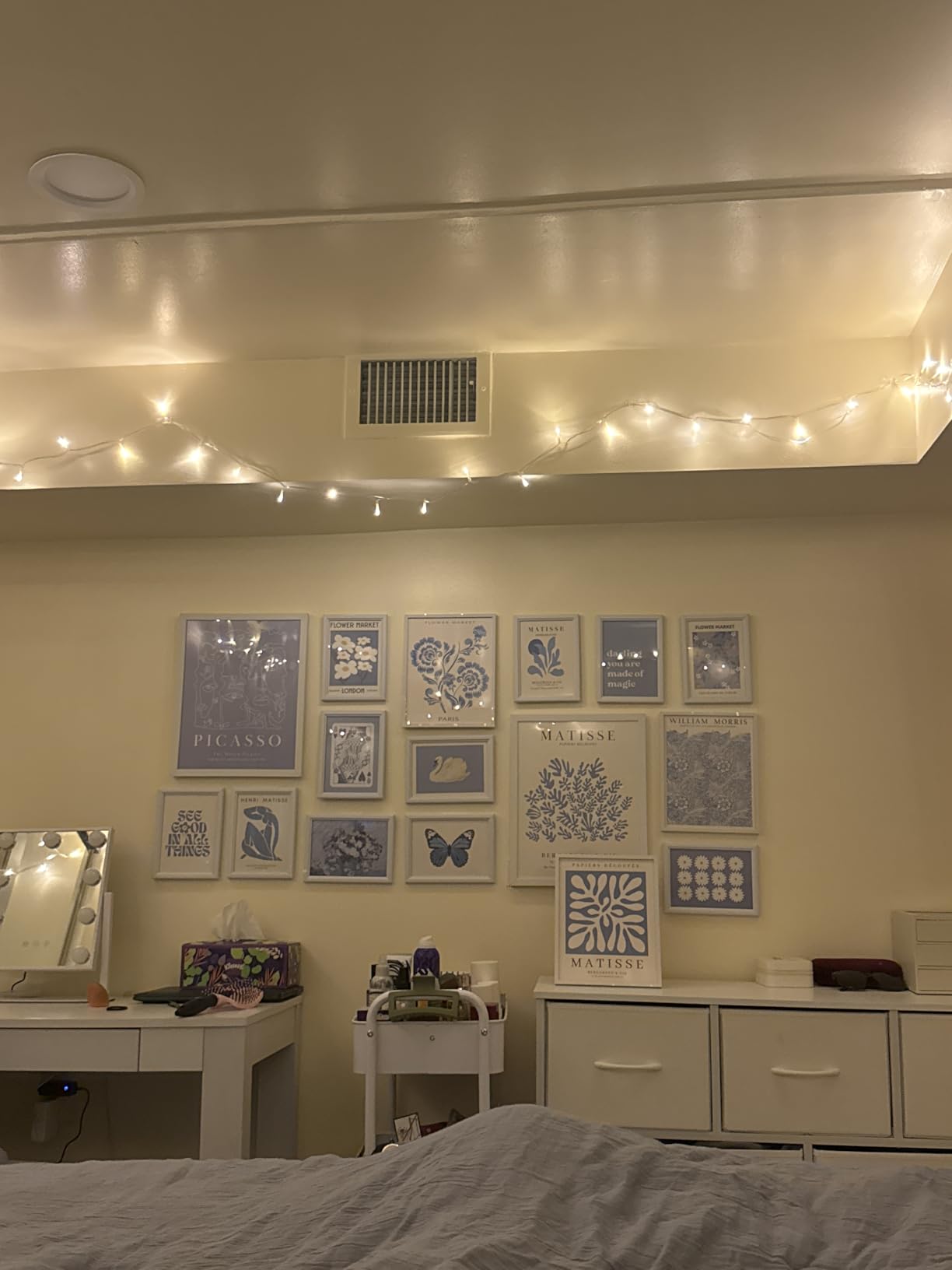 16 PCS Framed Eclectic Wall Art Decor, Modern Maximalist Home Gallery Wall Frame Set Prints for Bedroom Bathroom, Posters for Living Room Aesthetic, Colorful Dorm Artwork Collage Kit Pictures - Customer Photo 2