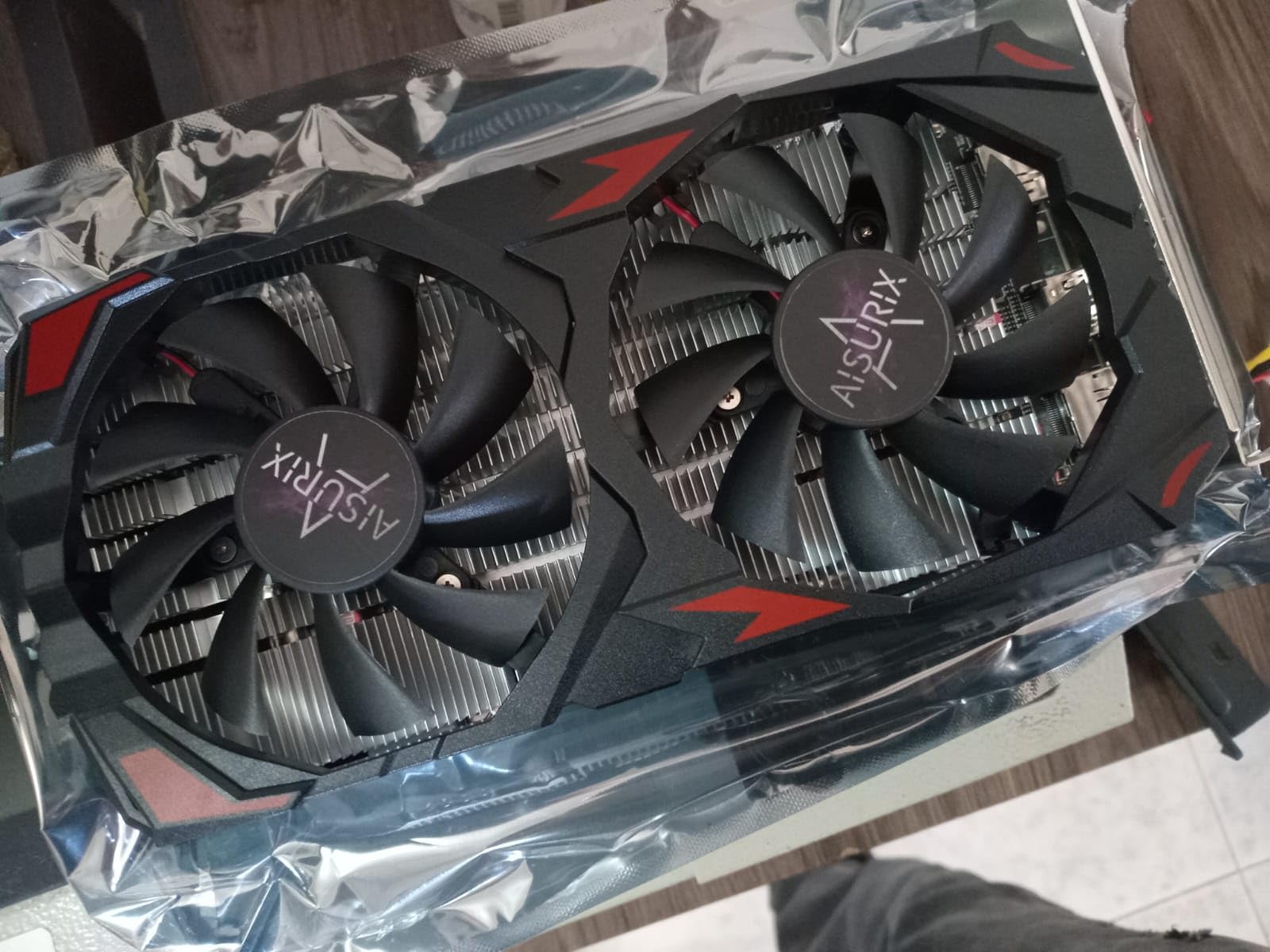 AISURIX RX 580 Graphics Card, 2048SP, Real 8GB, GDDR5, 256 Bit, Pc Gaming Video Card, 2XDP, HDMI, PCI Express 3.0 with Freeze Fan Stop for Desktop Computer Gaming Gpu Customer Review AISURIX RX 580 Graphics Card, 2048SP, Real 8GB, GDDR5, 256 Bit, Pc Gaming Video Card, 2XDP, HDMI, PCI Express 3.0 with Freeze Fan Stop for Desktop Computer Gaming Gpu - Customer Photo 1