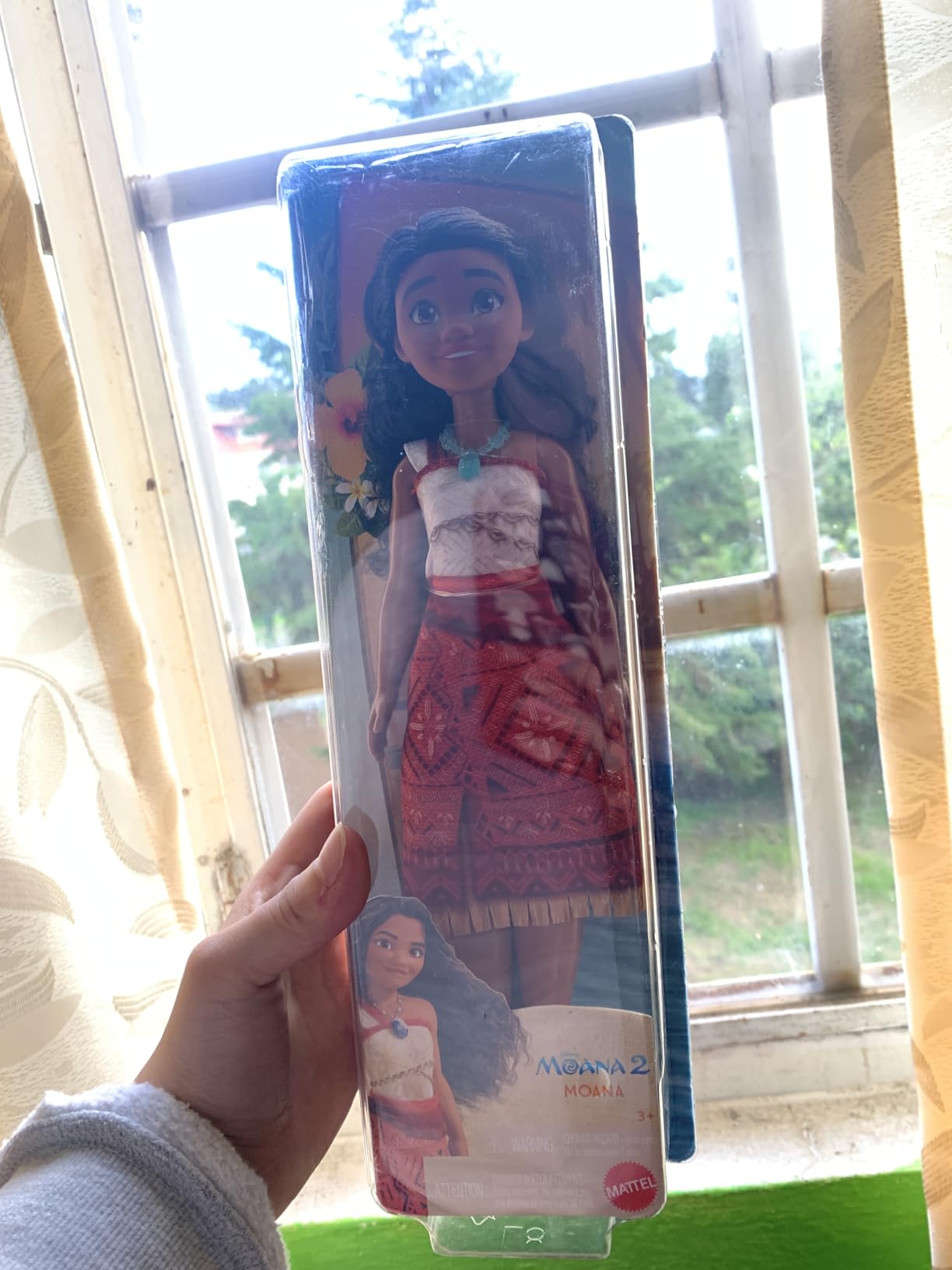 Mattel Disney Moana 2 Moana Fashion Doll with 2 Accessories, Removable Outfit with Necklace & Anklet, Inspired by The Movie - Customer Photo 2