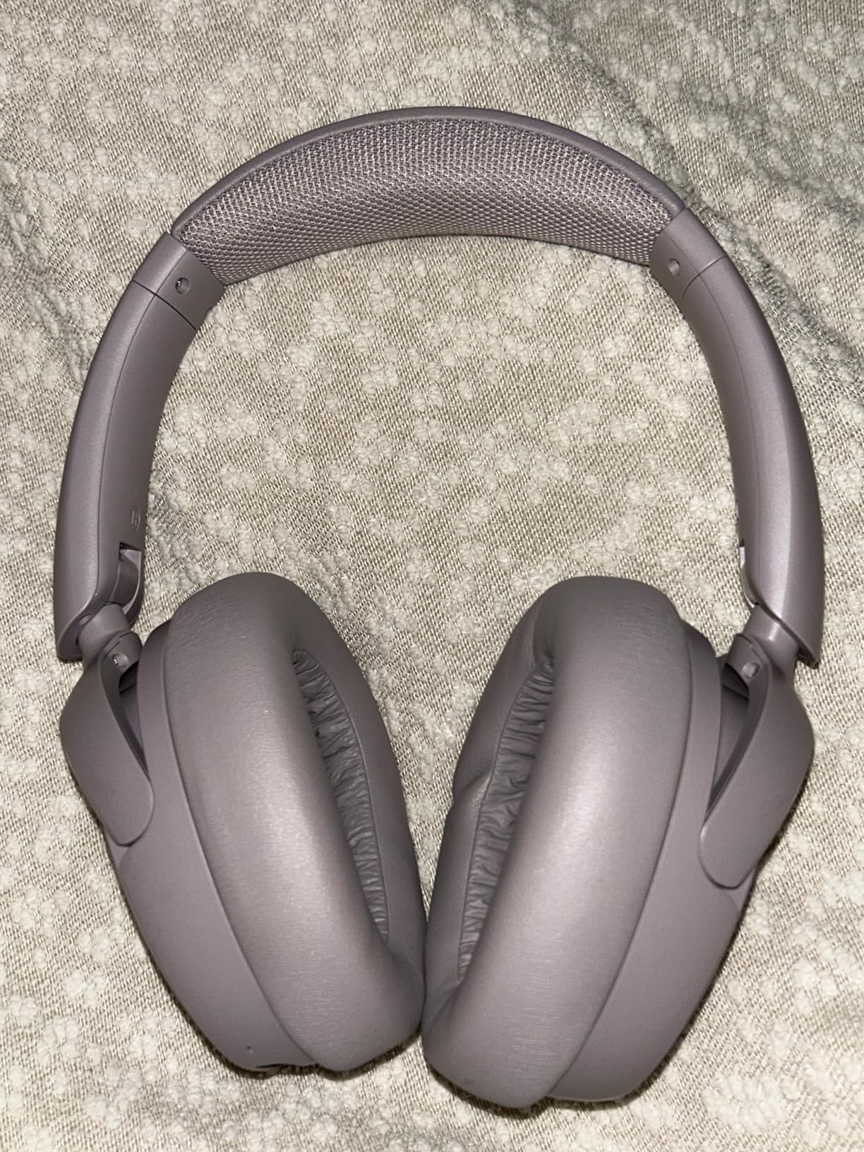 JLab JBuds Lux ANC Wireless Headphones, Cloud White, Hybrid Active Noise Cancelling, Customizable Sound, Spatial Audio Compatible, Premium Over-Ear Bluetooth Headset - Customer Photo 1