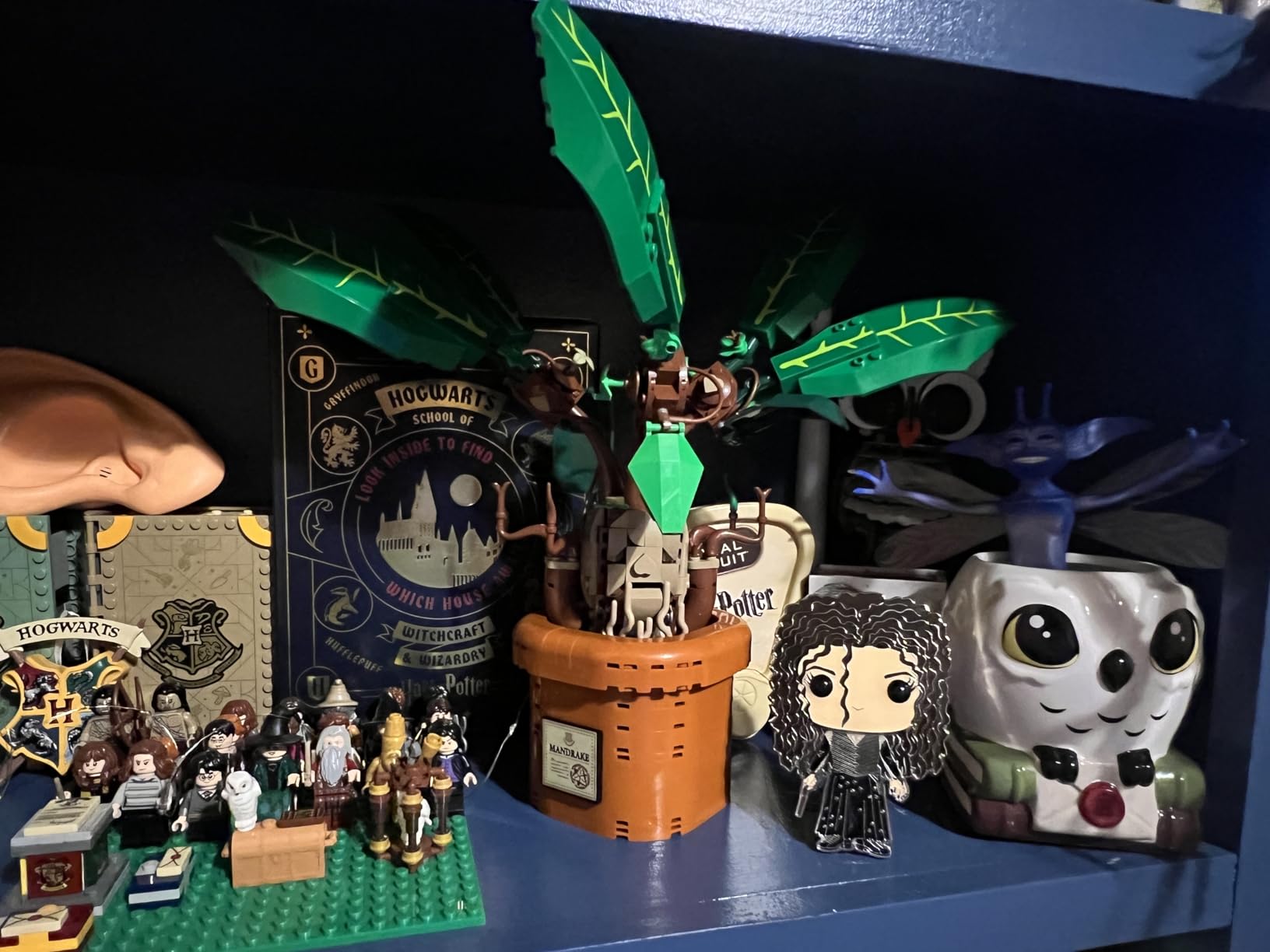 LEGO Harry Potter Mandrake Figure & Pot Plant Toy, Harry Potter Collectible Gift Idea for Kids, Magical Creature Playset for Room décor, Harry Potter Toy for 10 Year Old Girls, Boys or Any Fan, 76433 - Customer Photo 1