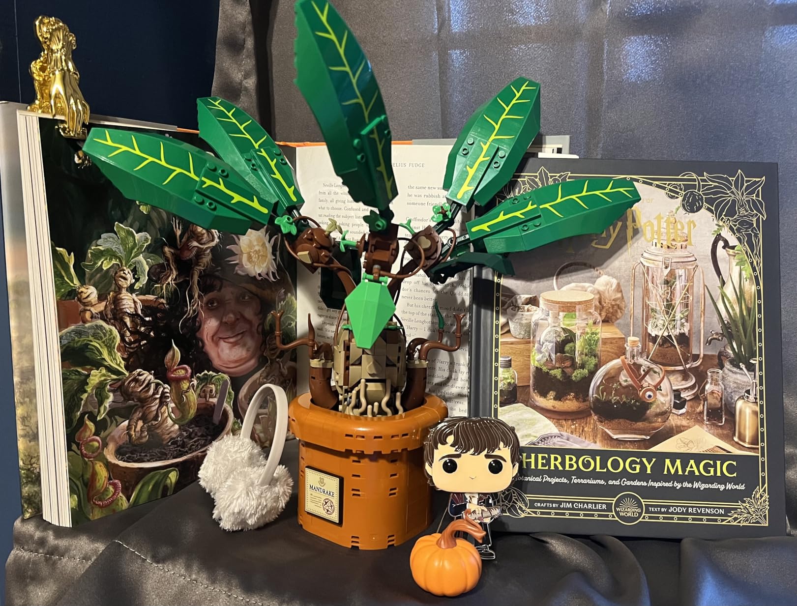 LEGO Harry Potter Mandrake Figure & Pot Plant Toy, Harry Potter Collectible Gift Idea for Kids, Magical Creature Playset for Room décor, Harry Potter Toy for 10 Year Old Girls, Boys or Any Fan, 76433 - Customer Photo 2
